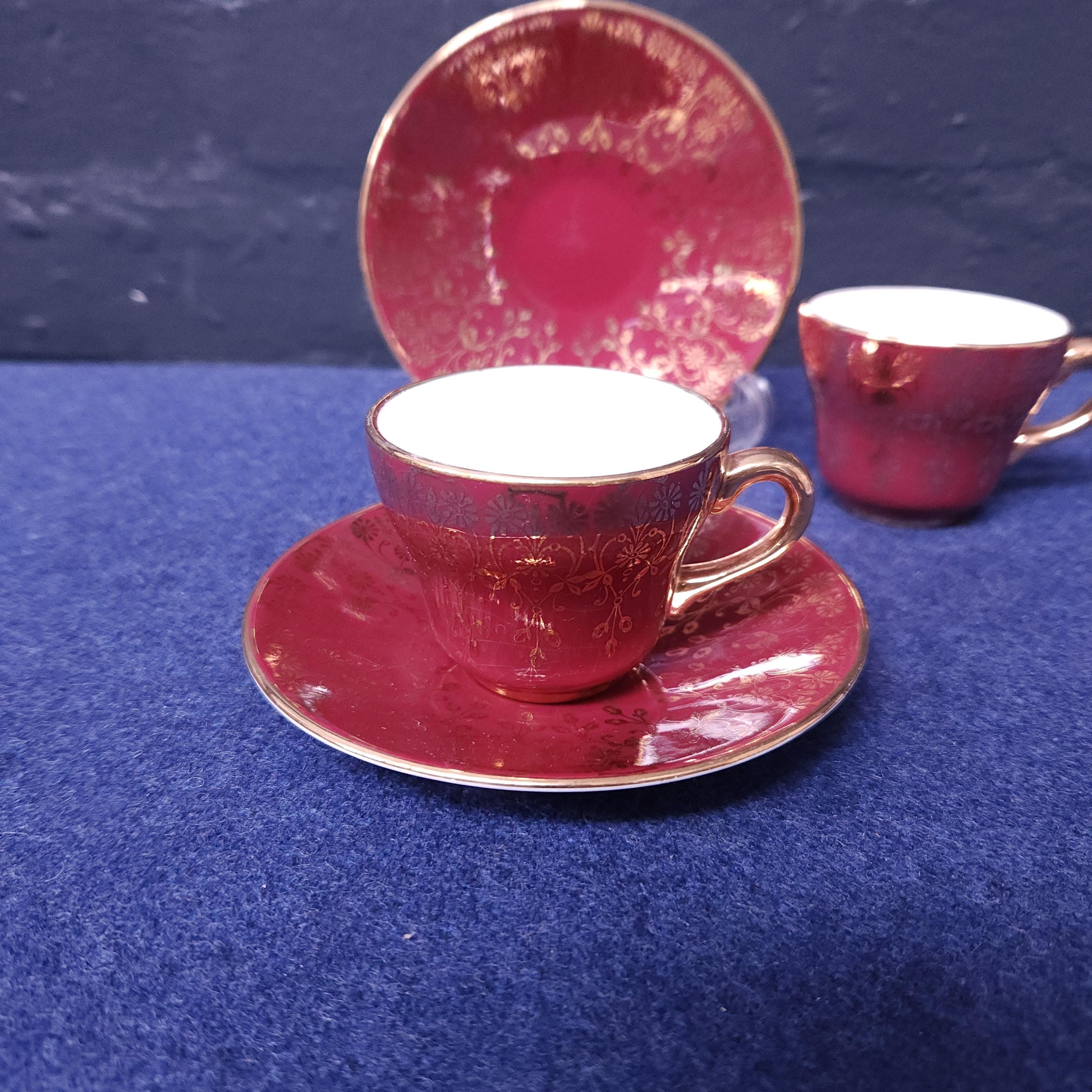 Swinnertons Demitasse Coffee Cup & Saucer, Nestor Vellum Pattern