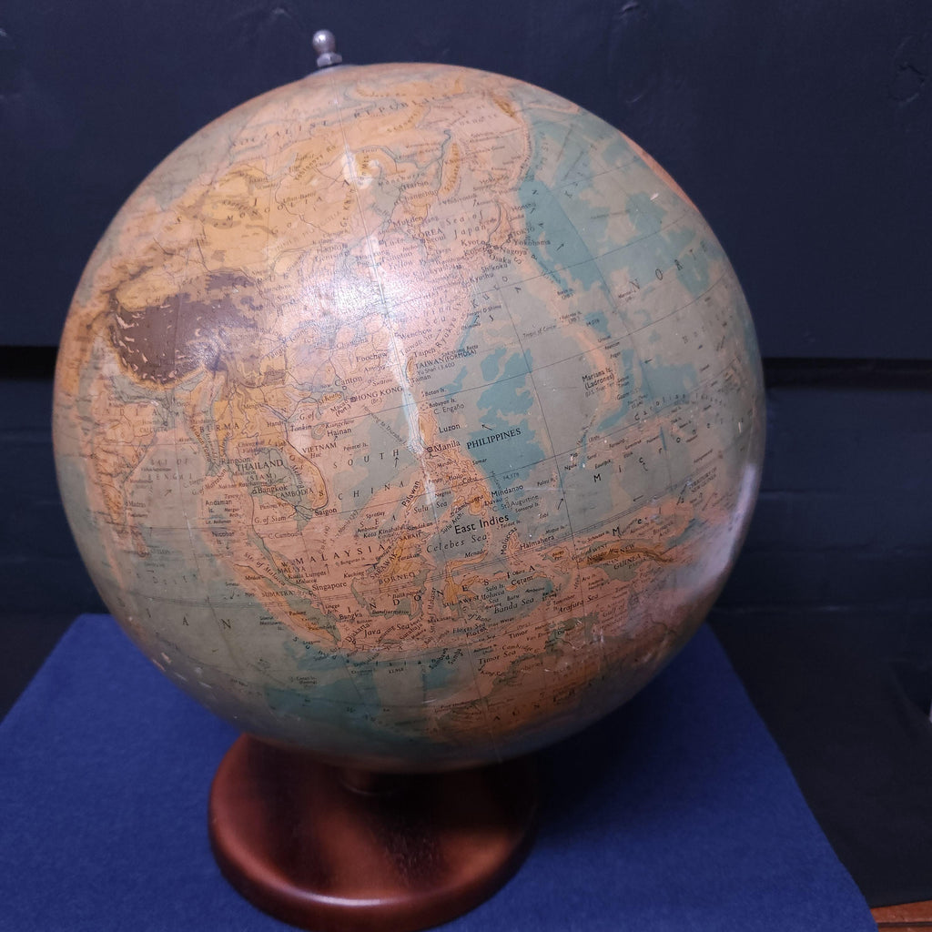 Mid 20thC Phillips 19 inch Terrestrial Globe