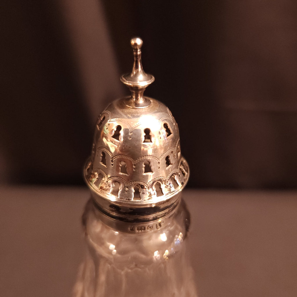 Sugar Sifter, Hallmarked Silver London 1798, Peter and Ann Bateman
