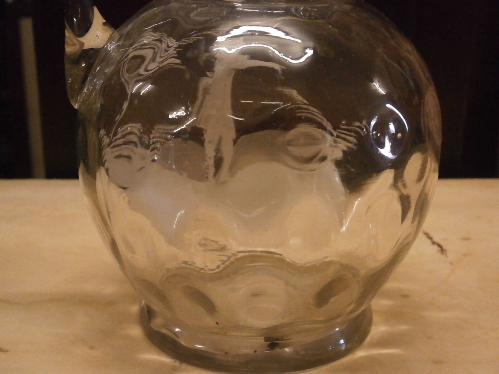 Mary Gregory Glass Jug