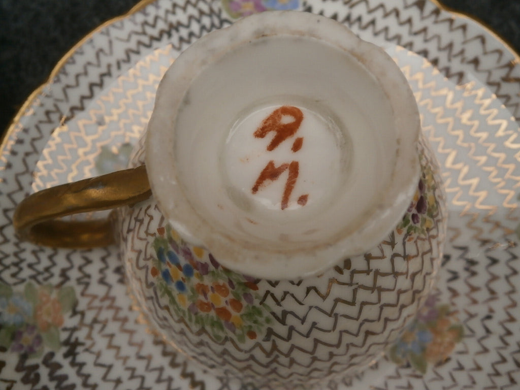 Aynsley Hand Painted Coffee Set