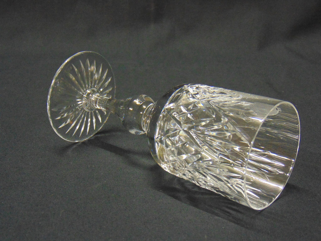 Heavy Cut Glass Wine Glass for the Bugatti Owners Club Award