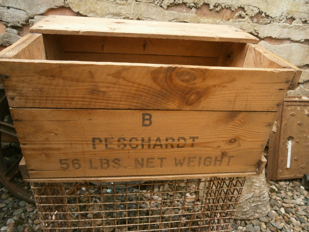 Vintage Wooden Crate -- Vintage