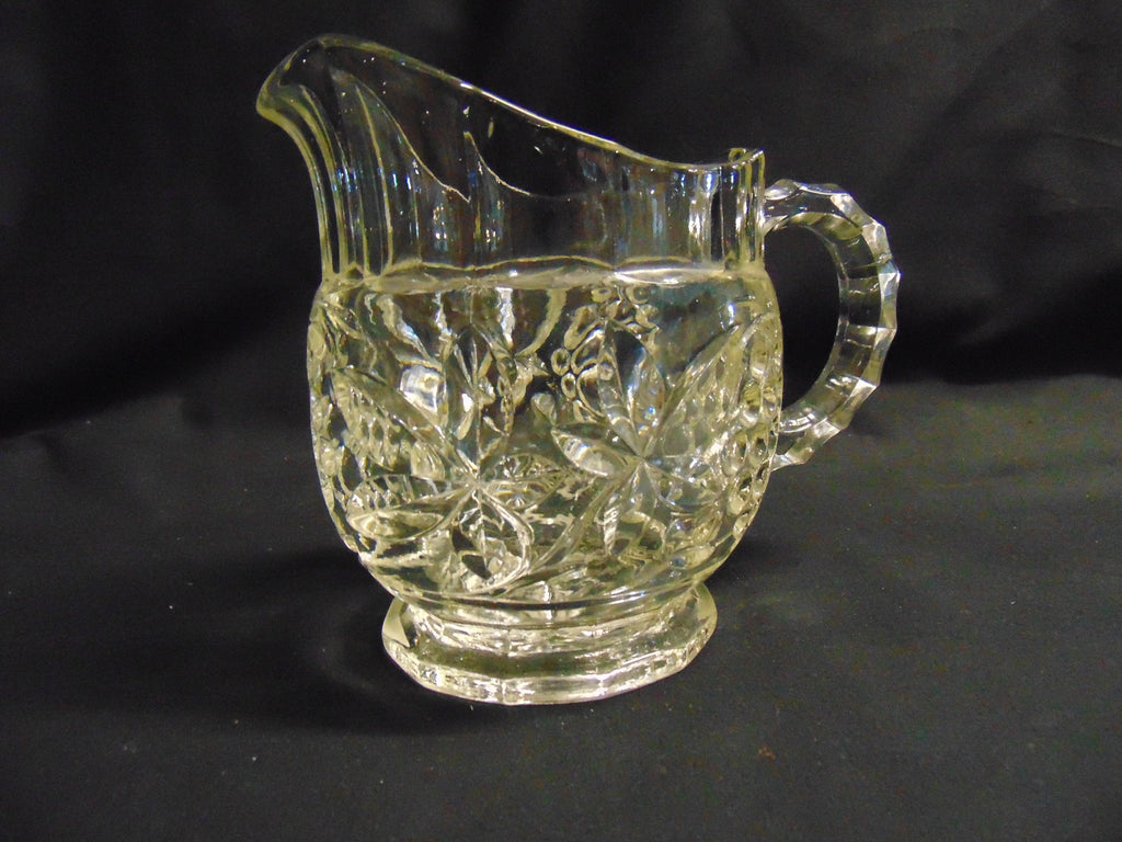 Pressed Glass Lemonade Jug