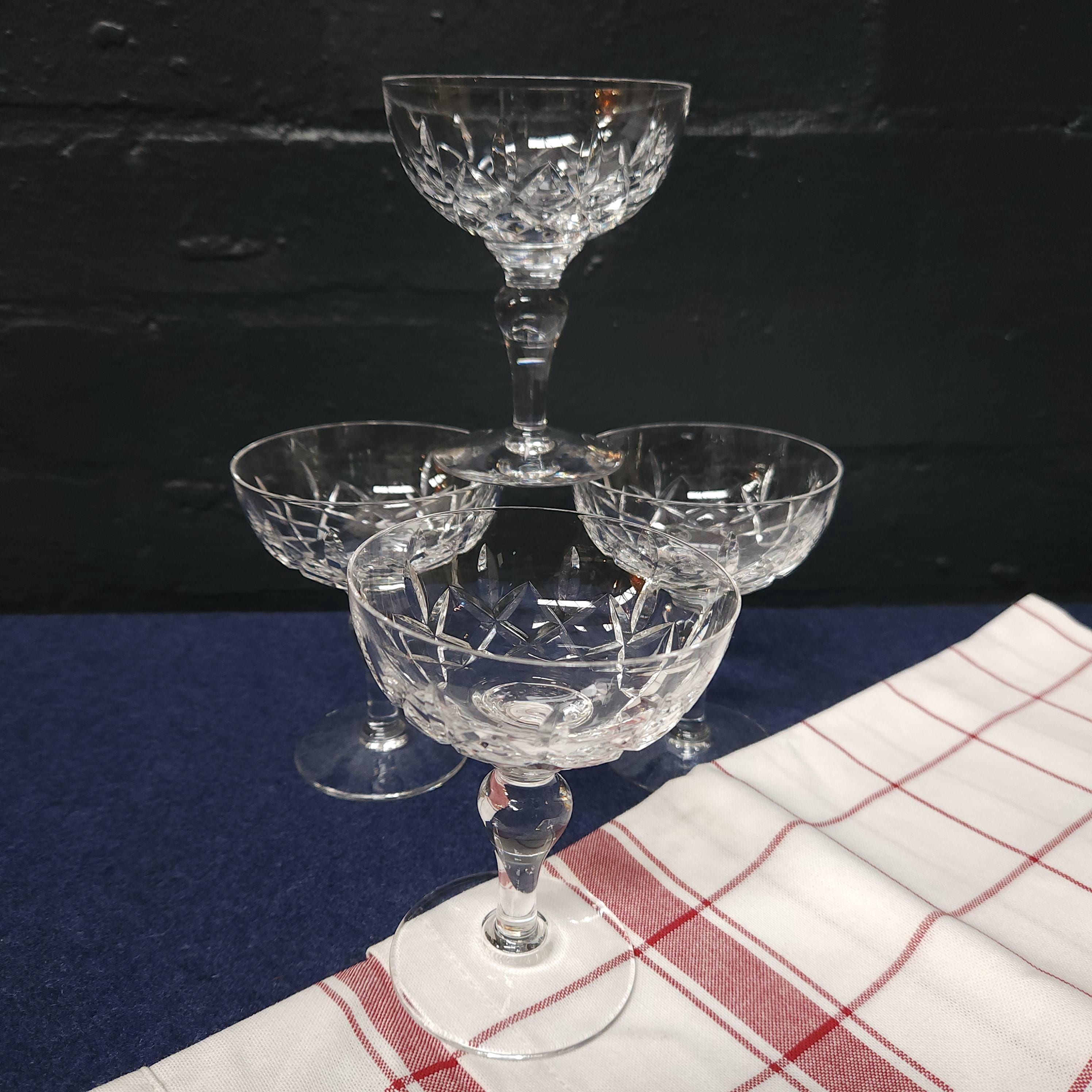 Set of 4 Champagne/Cocktail Coupes