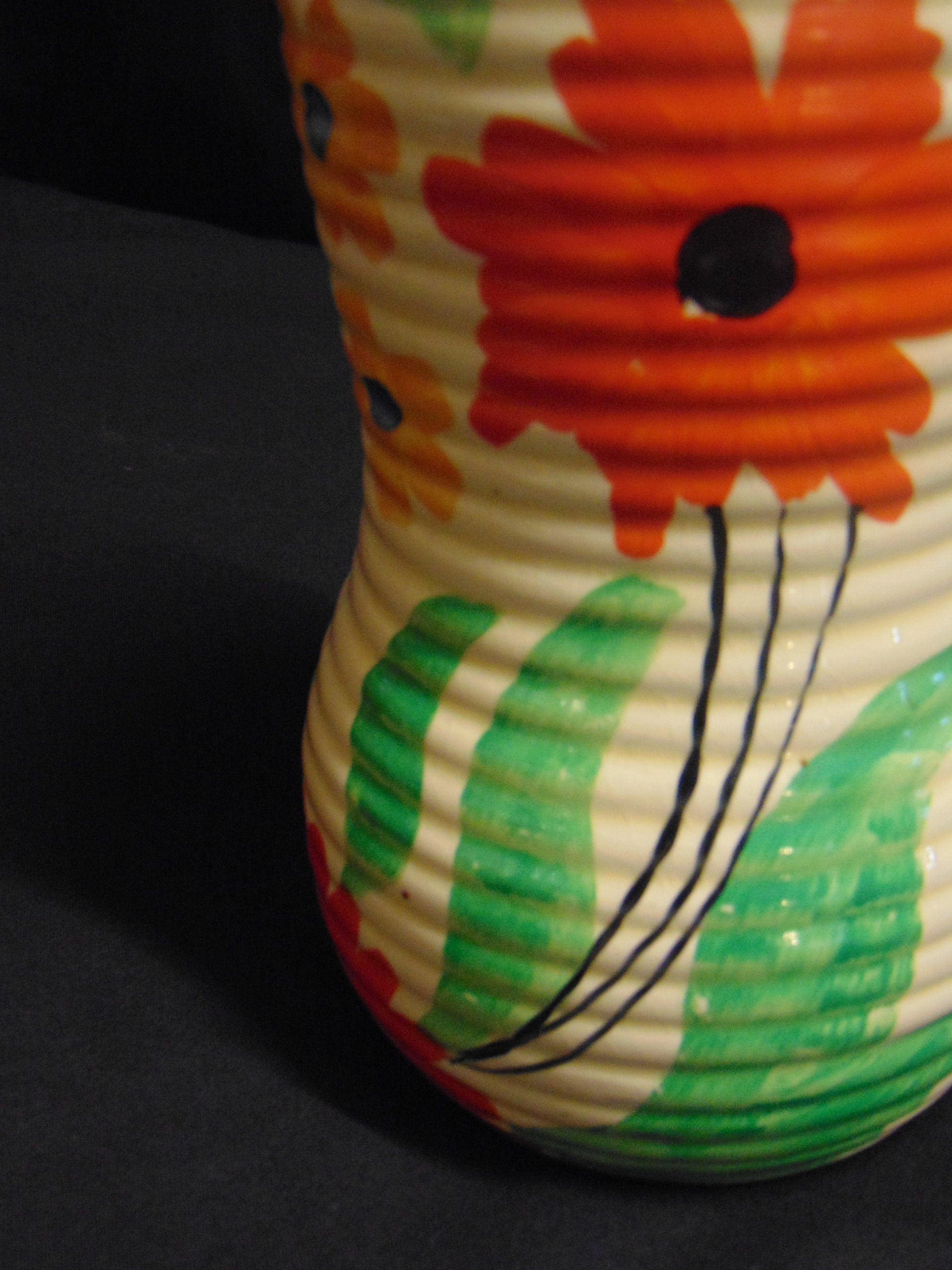 Art Deco Wade Heath Hand Painted Vase