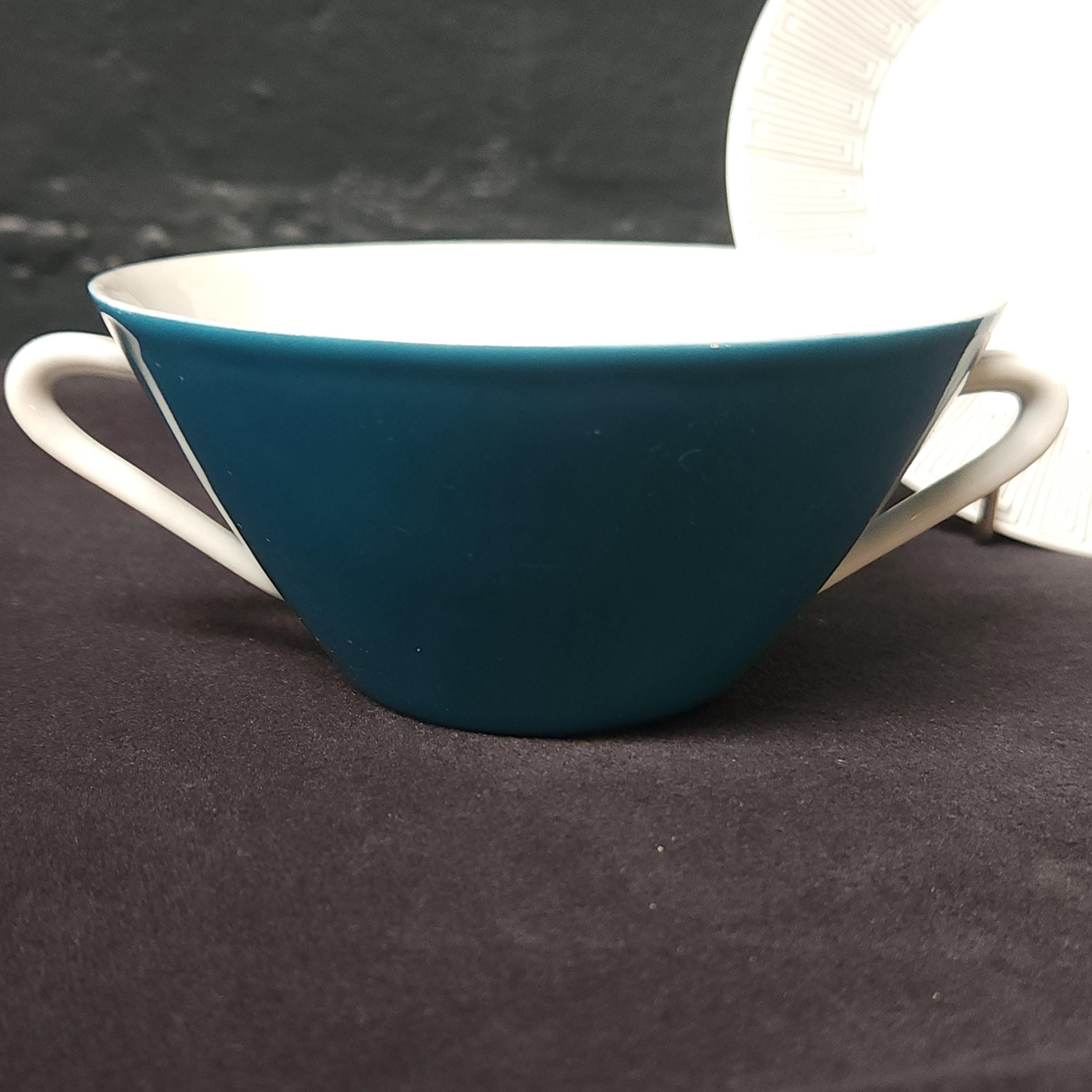 Saltmann Weiden Soup Coupe & Saucer - Monika Pattern