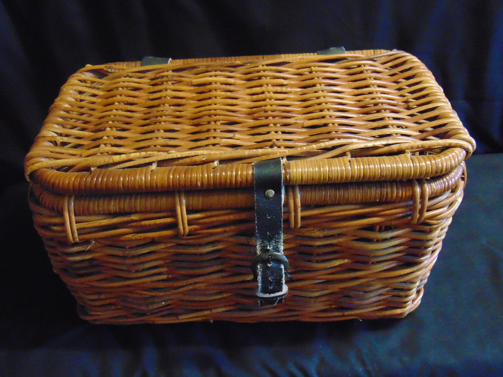 Vintage Wicker Fishing Creel