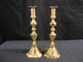 Pair Brass Georgian Candlesticks