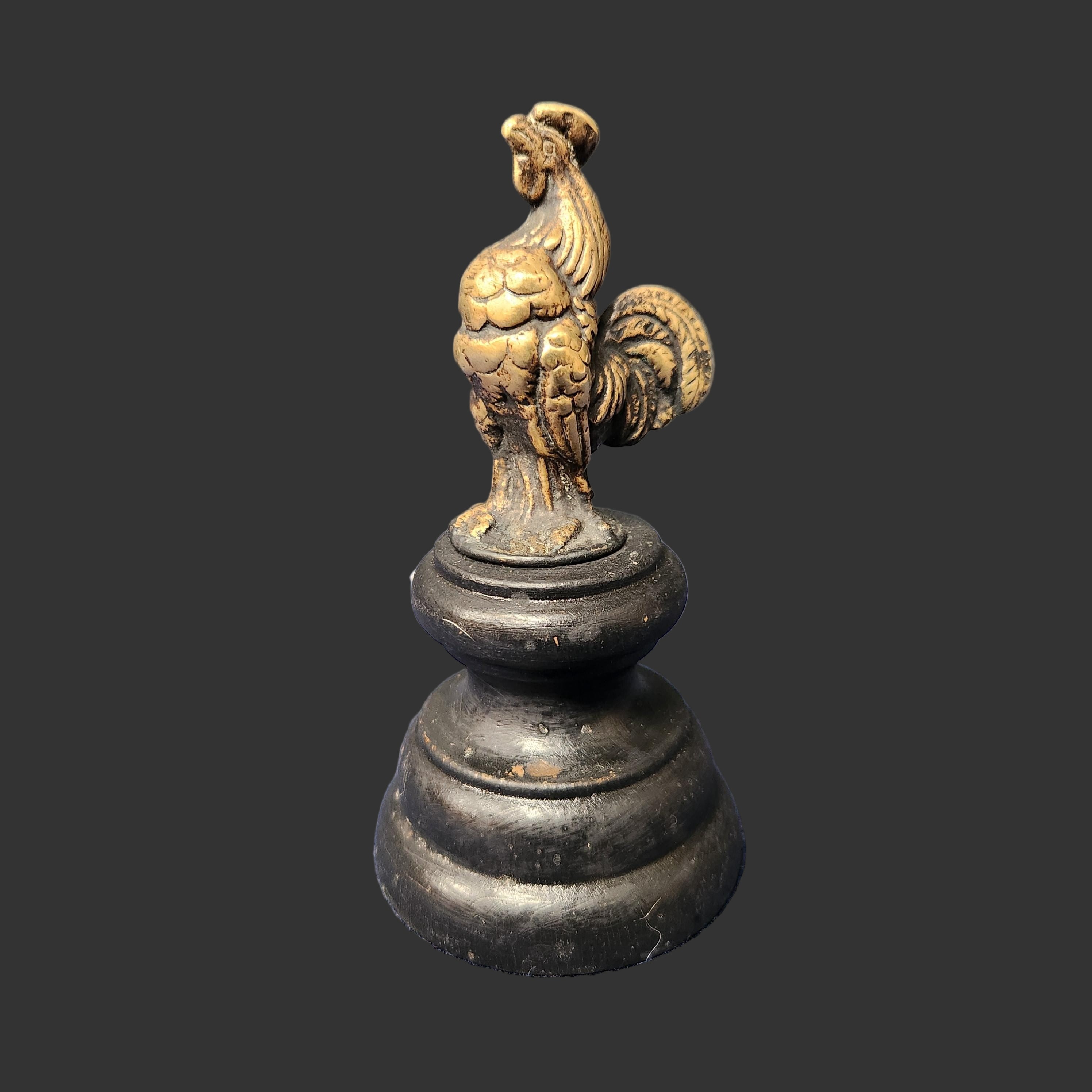 Brass Cockerel/Rooster Car Mascot
