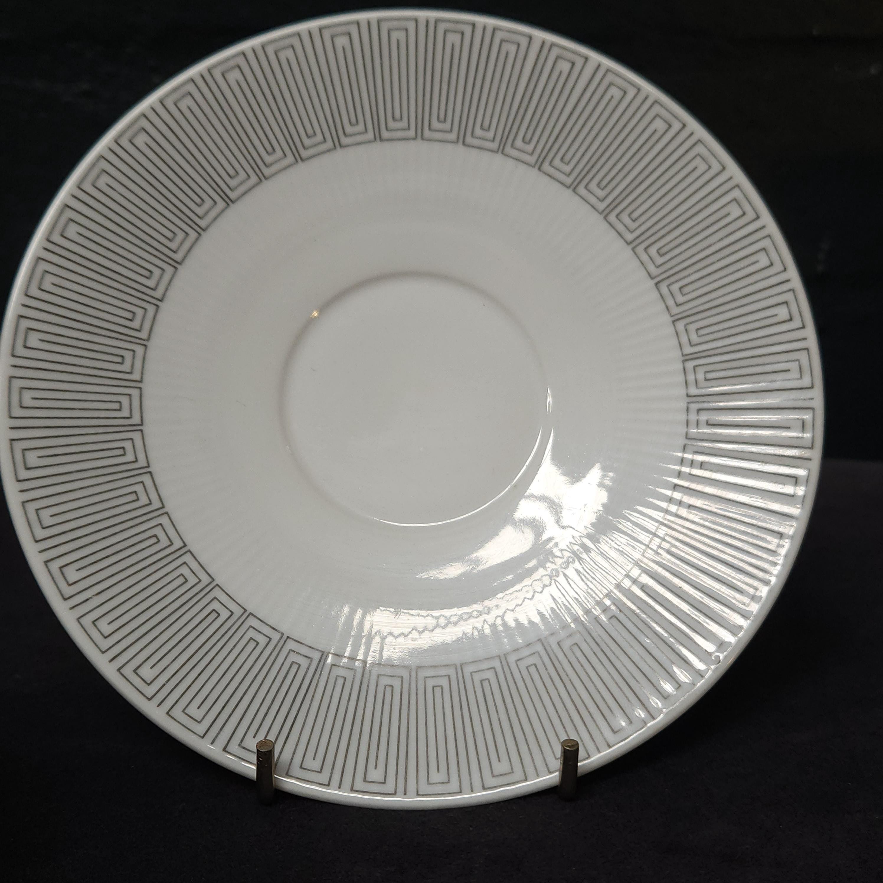 Saltmann Weiden Soup Coupe & Saucer - Monika Pattern