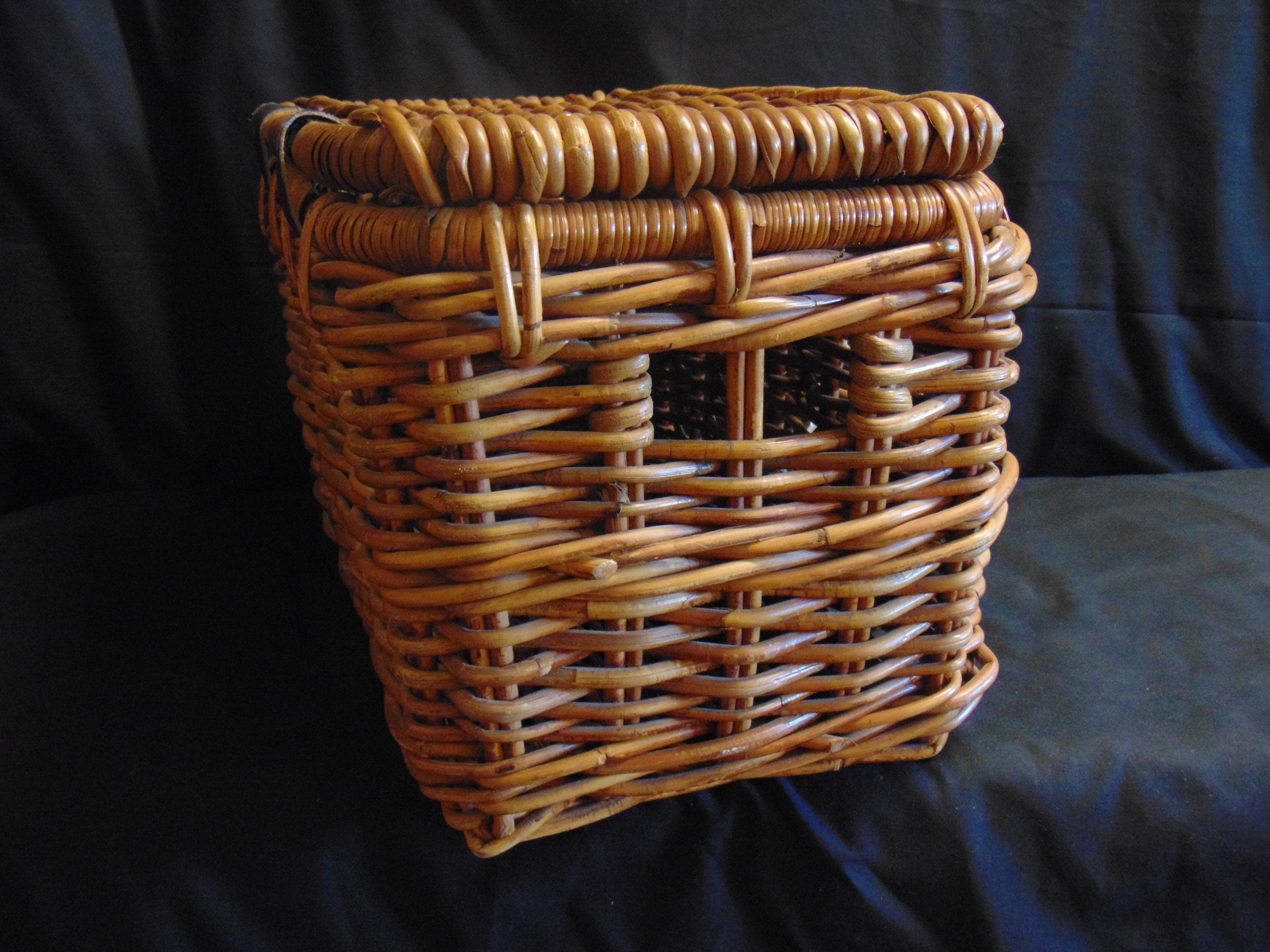 Vintage Wicker Fishing Creel