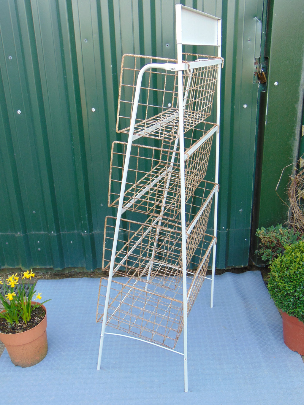 Vintage Retro Cadbury Butter Sponge Retail Advertising Display Stand