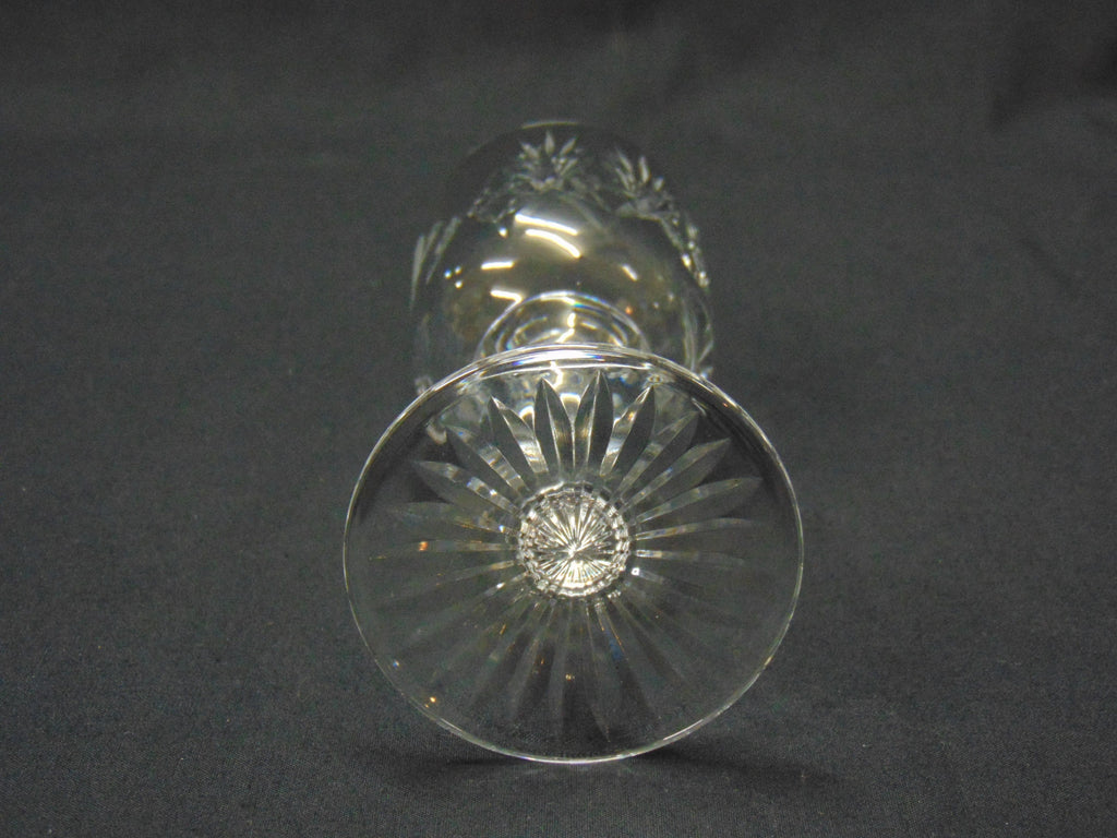 Heavy Cut Glass Wine Glass for the Bugatti Owners Club Award