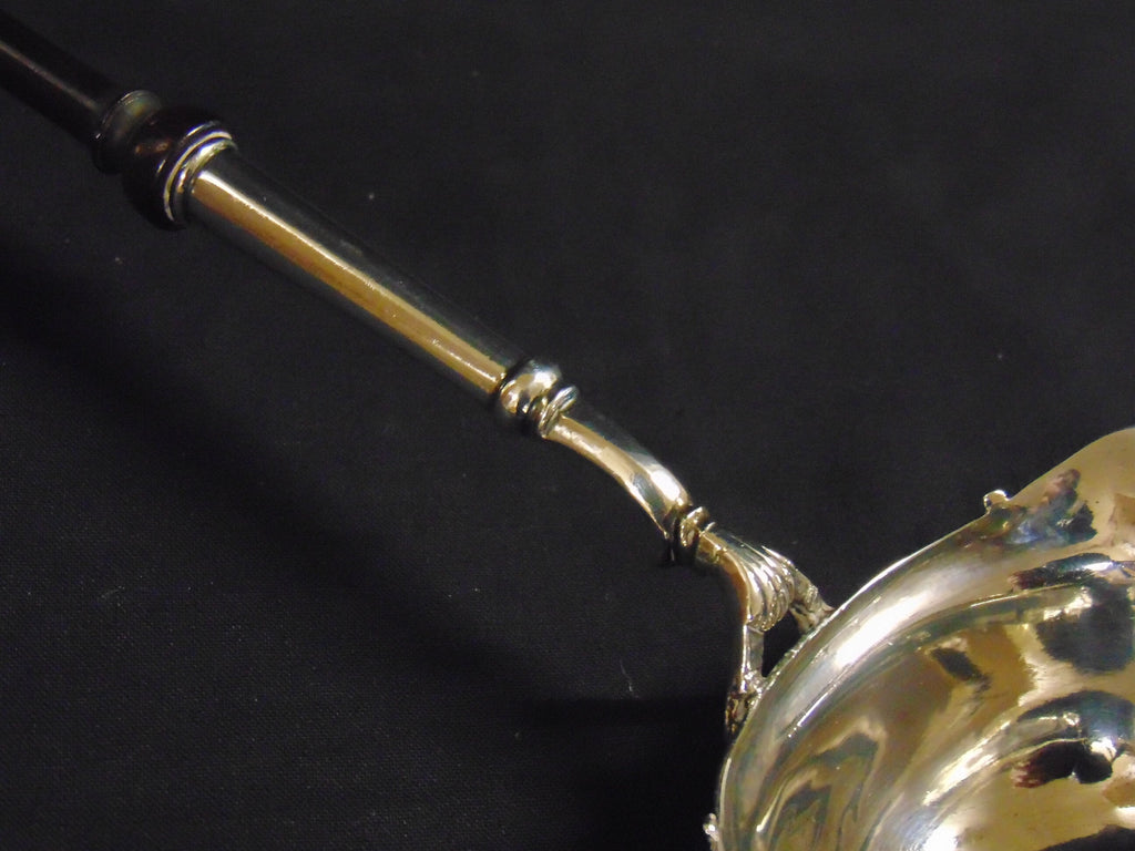 Georgian Silver Hallmarked Double Spouted Toddy Ladle