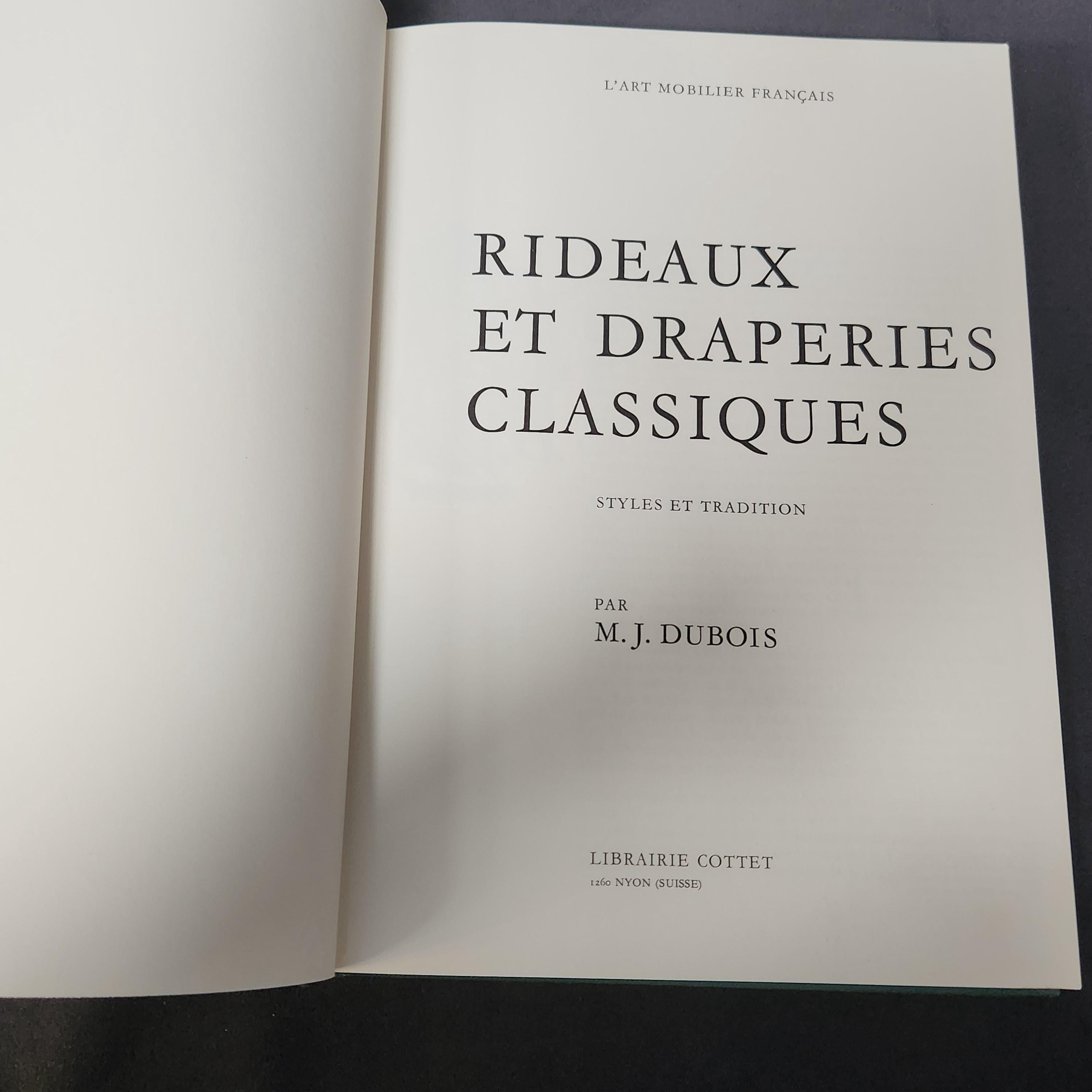 Rideux Et Draperies Classiques - Styles Et Tradition Par M. J. Dubois