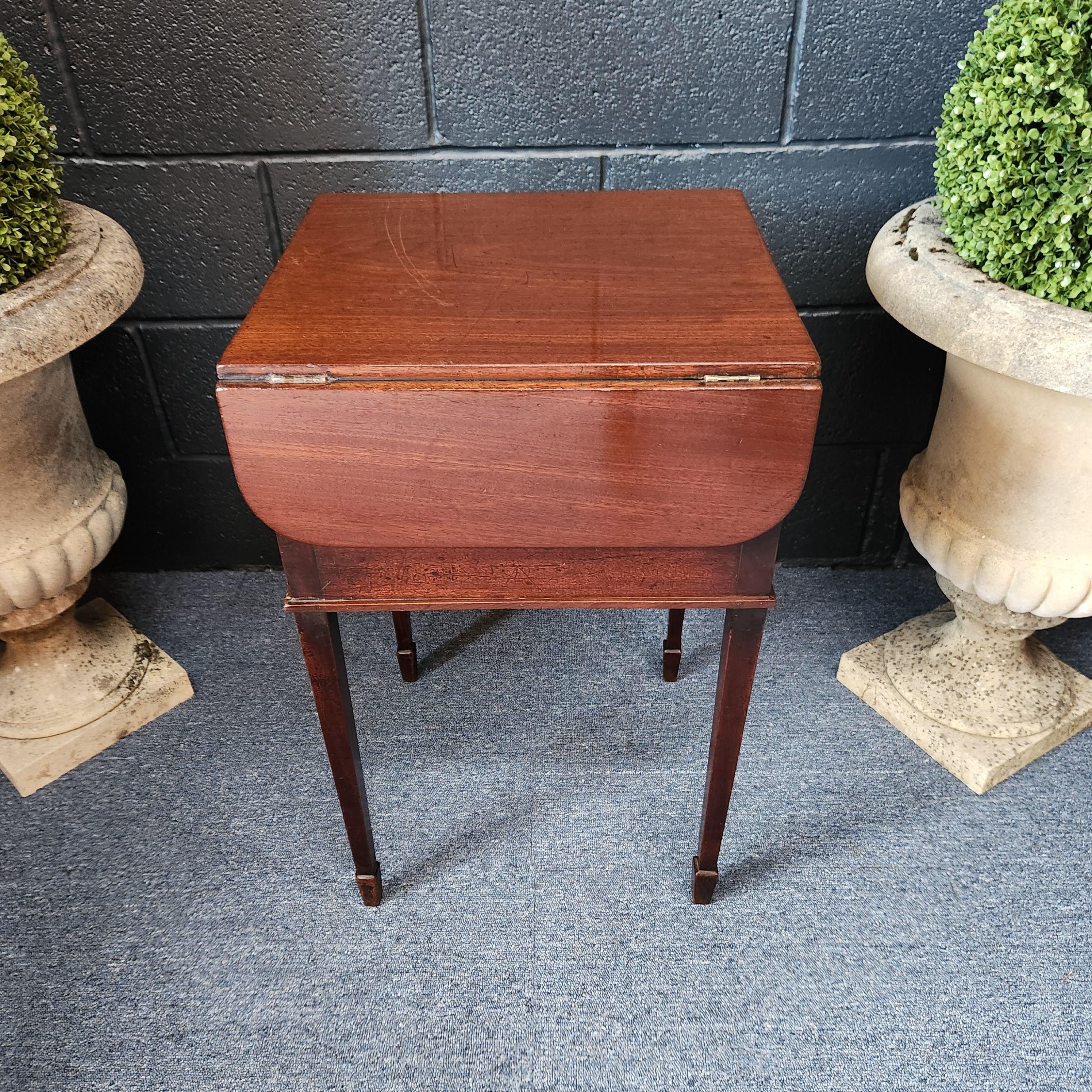 19th Century Mahogany Work Table