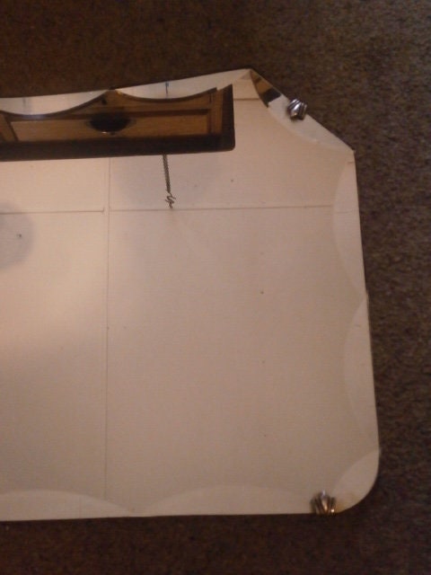 Art Deco Bevelled Edge Wall Mirror