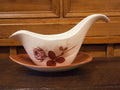 Midwinter Stylecraft 'Shadow Rose' Gravy/Sauce Boat & Stand - Retro - Mid Century - Vintage