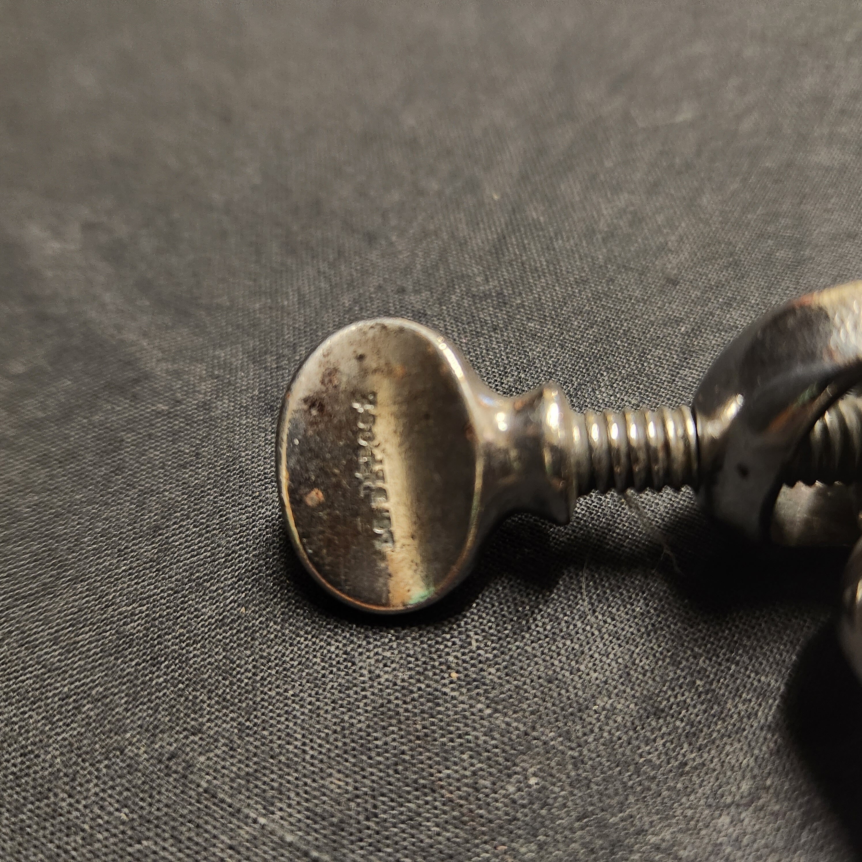 Bone Handled, French, Ham Bone Holder