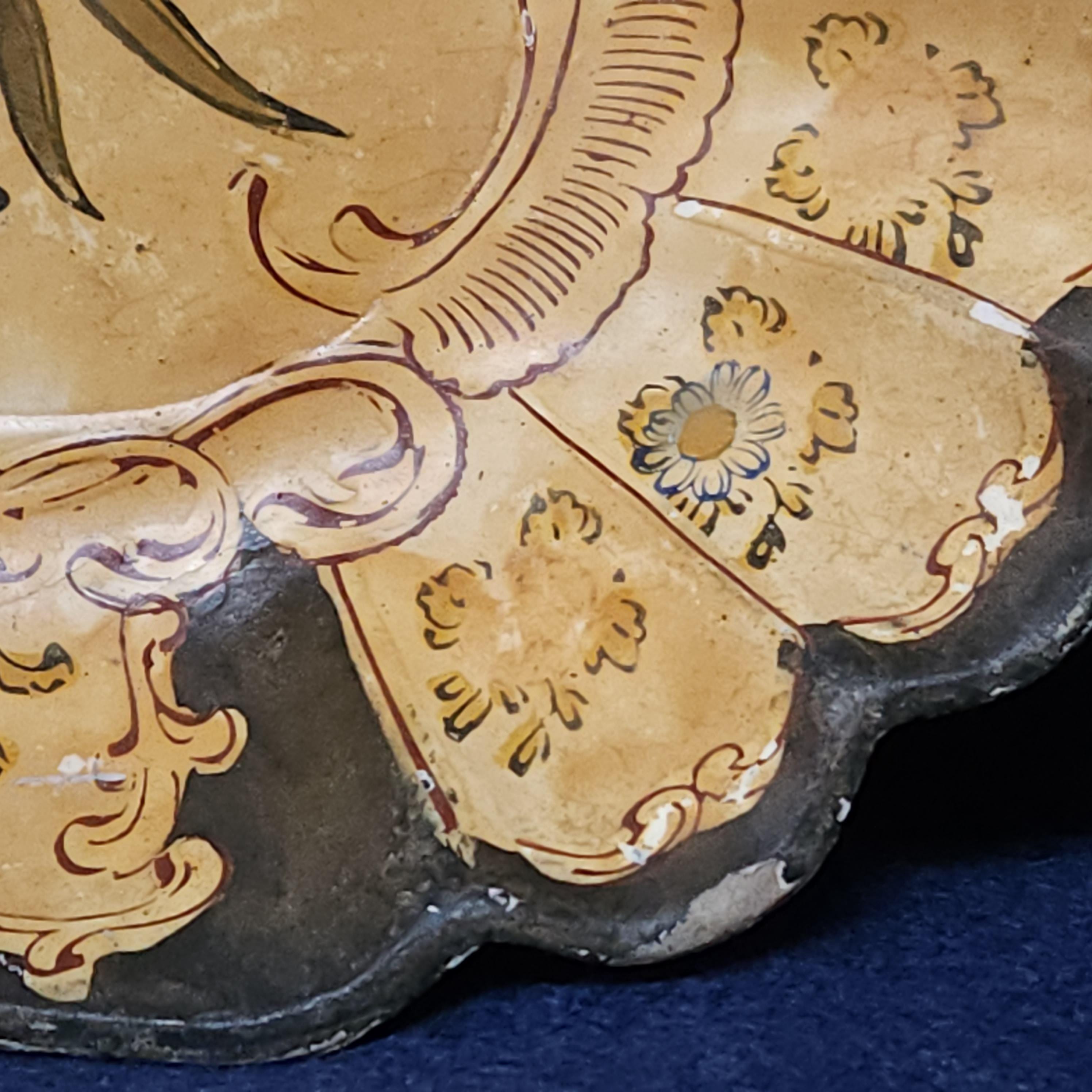 Small Decorative Papier Mache Tray, Made in Japan, Circa early 20thC