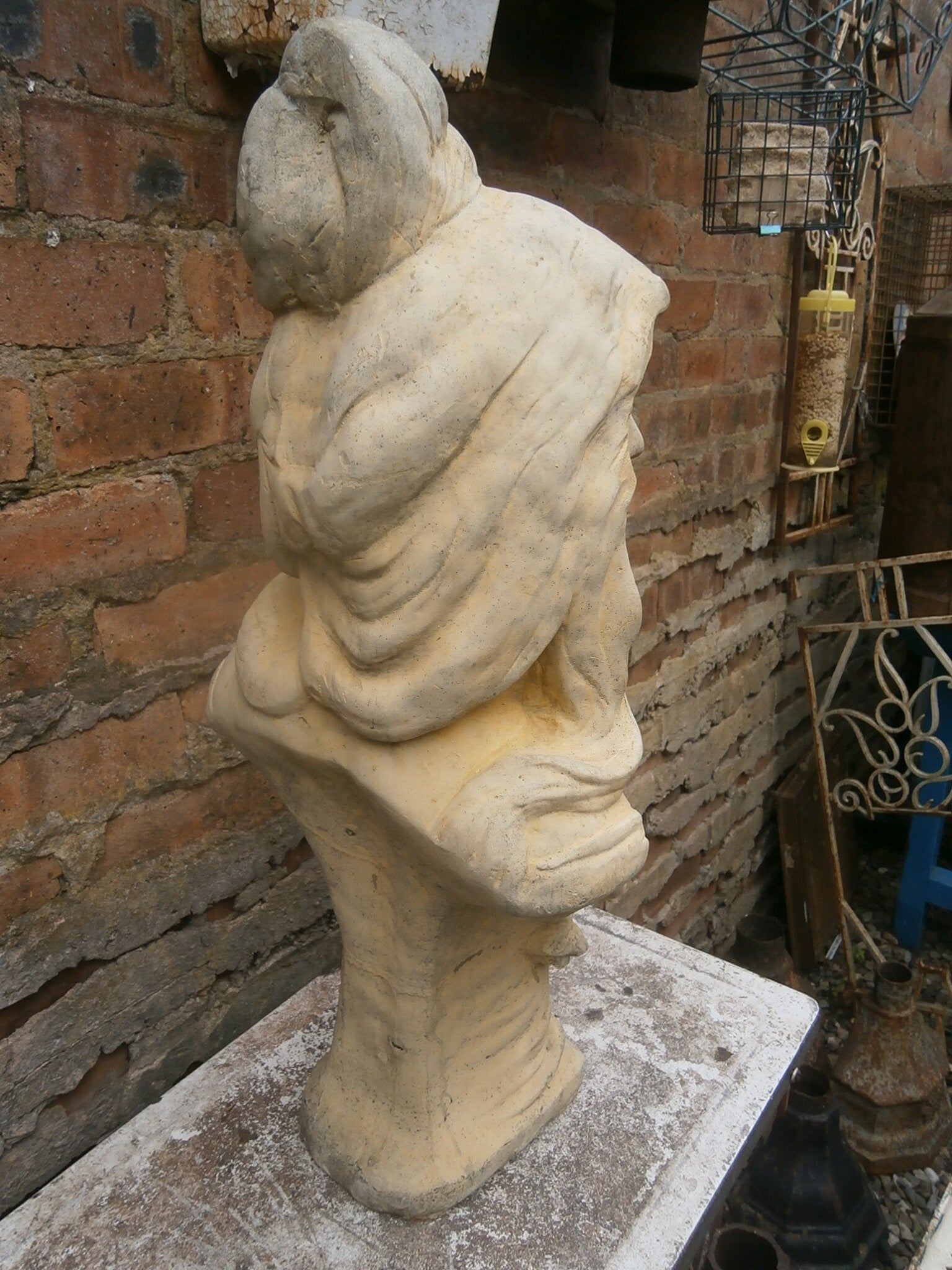 Large Cast Stone Bust