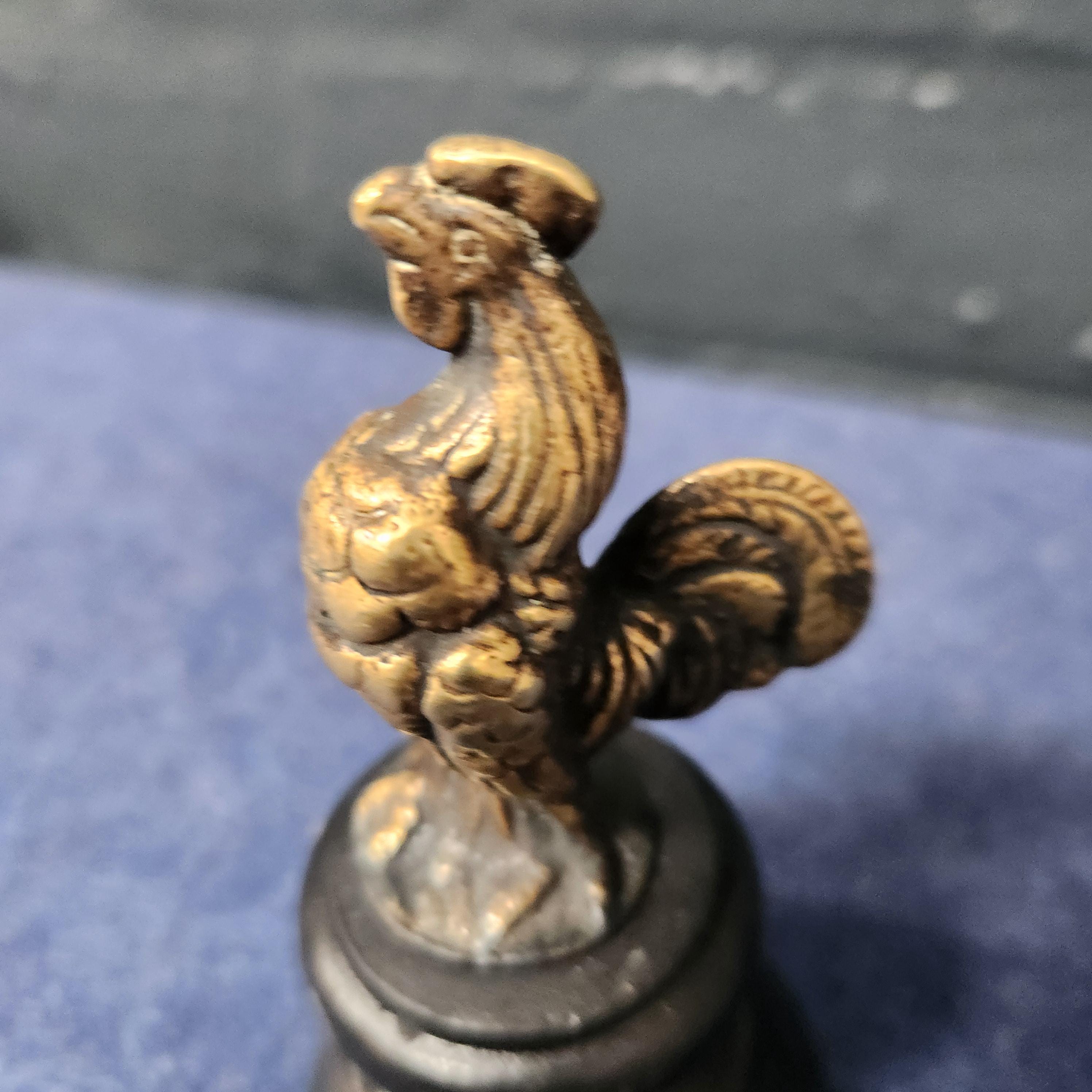 Brass Cockerel/Rooster Car Mascot