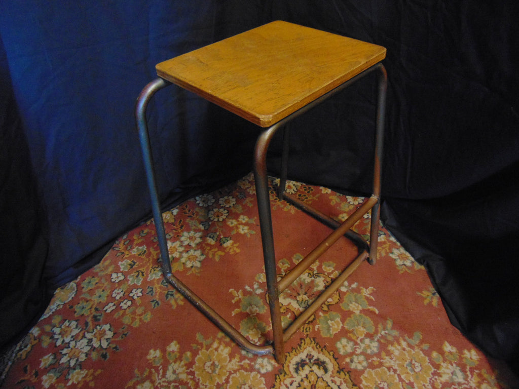 Mid Century School Science Lab Stool