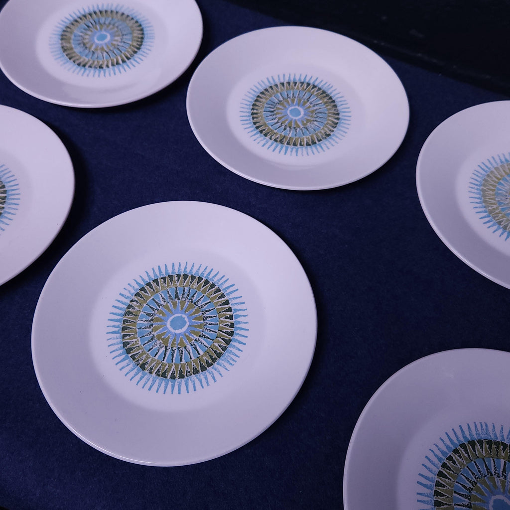 J G Meakin Aztec, Set of 8 Side Plates