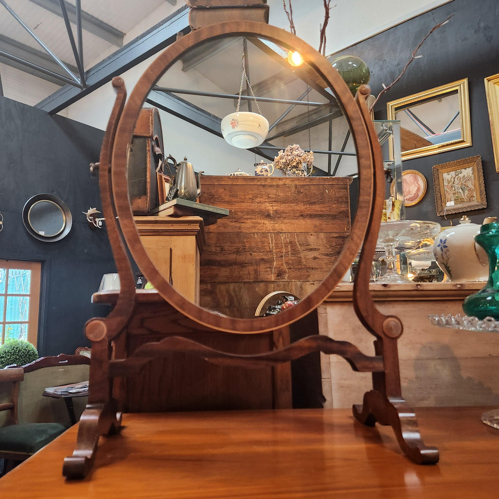 Late 19thC Mahogany Dressing Table Swing Mirror