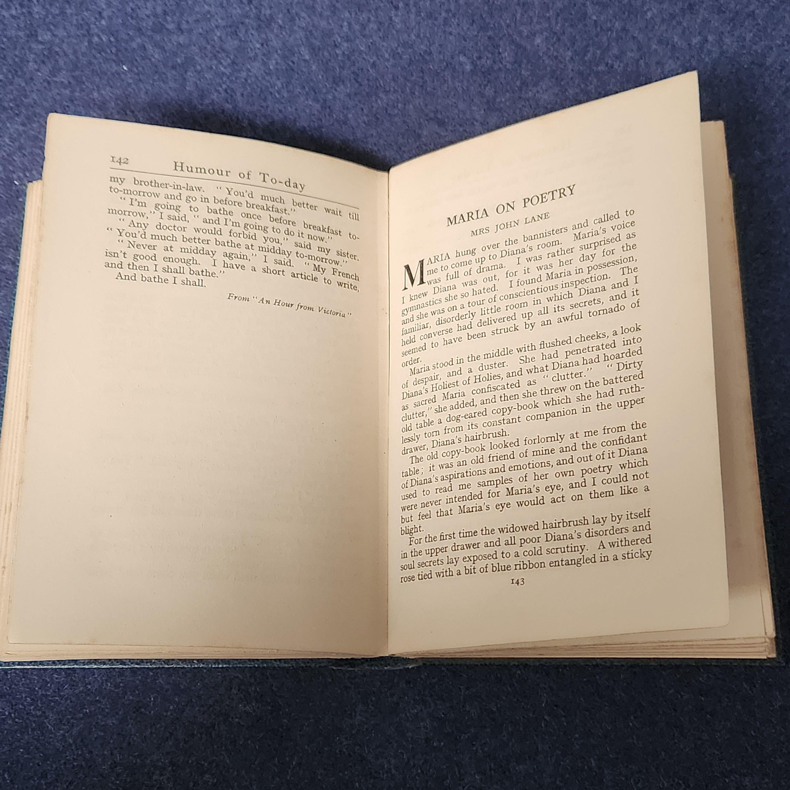 Humour of Today - Selected by F H Pritchard - George G Harrap 1927