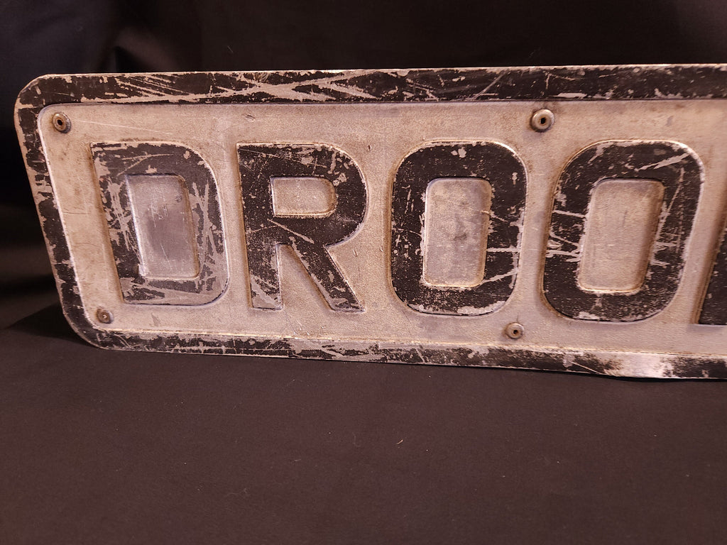 Mid Century Street Name Sign - Droomer Drive