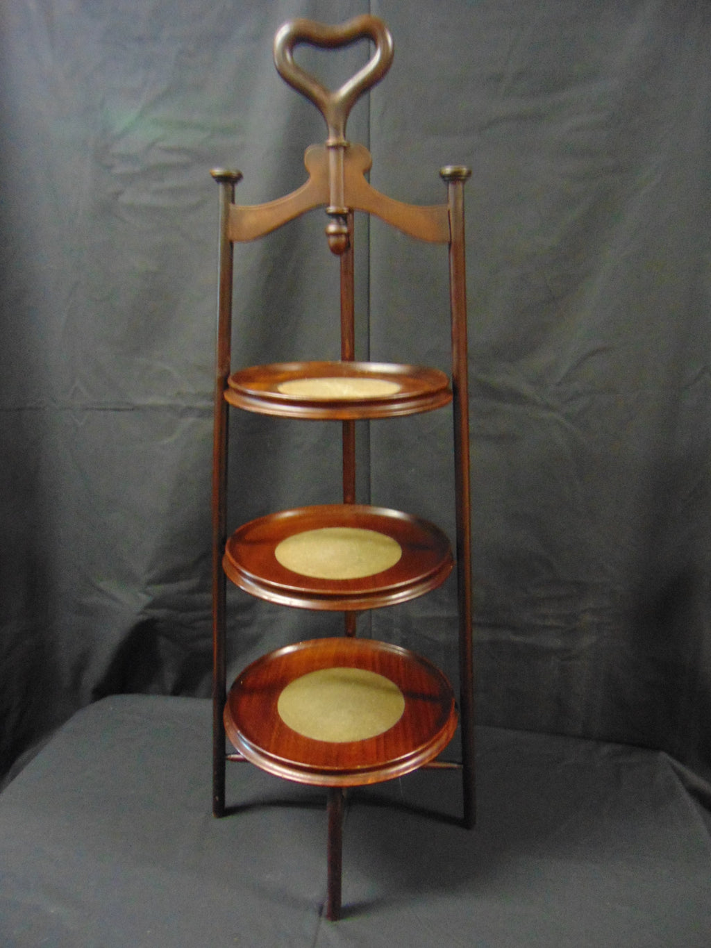 Edwardian Mahogany Cake Stand