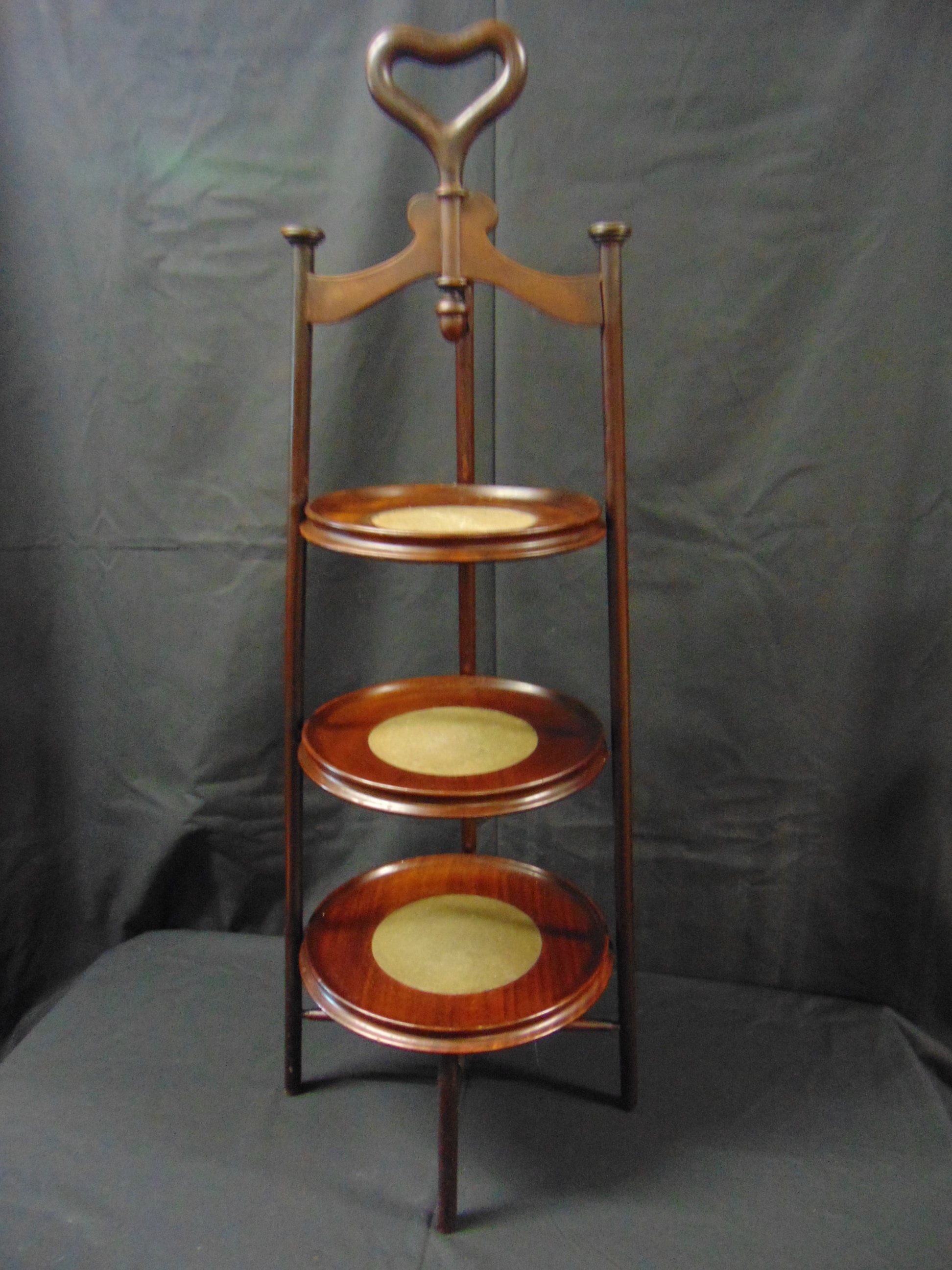Edwardian Mahogany Cake Stand