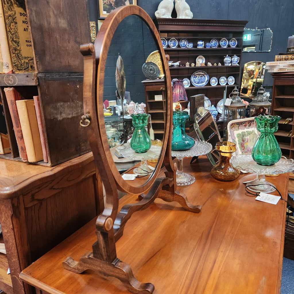 Late 19thC Mahogany Dressing Table Swing Mirror