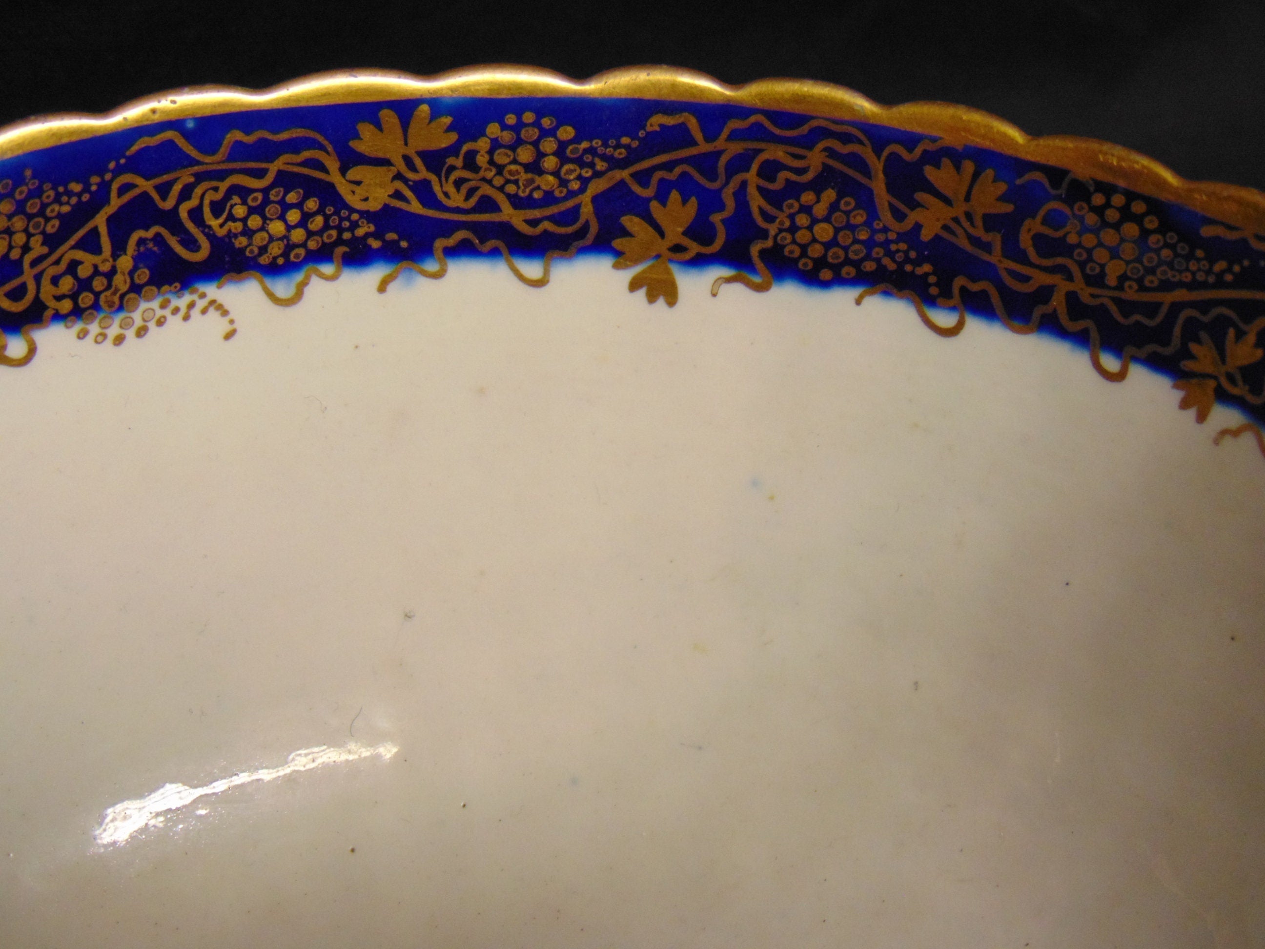 Caughley Porcelain Fluted Bowl Circa 1791-1793