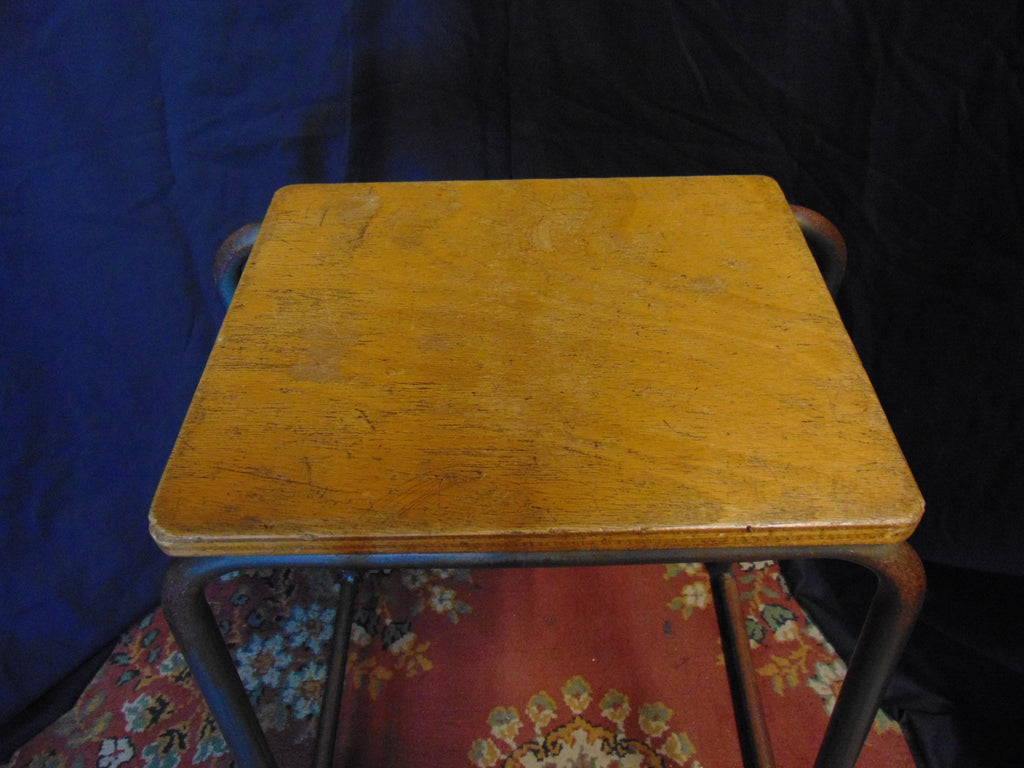 Mid Century School Science Lab Stool