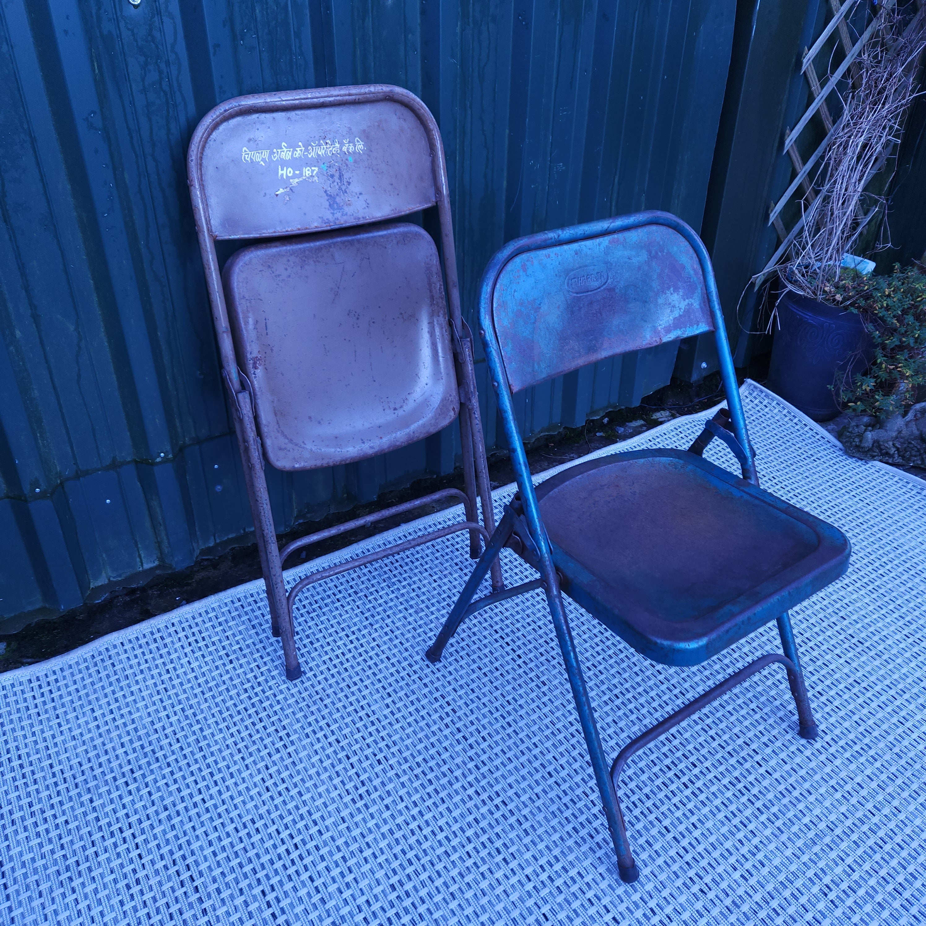 Indian Metal Folding Cricket Chair