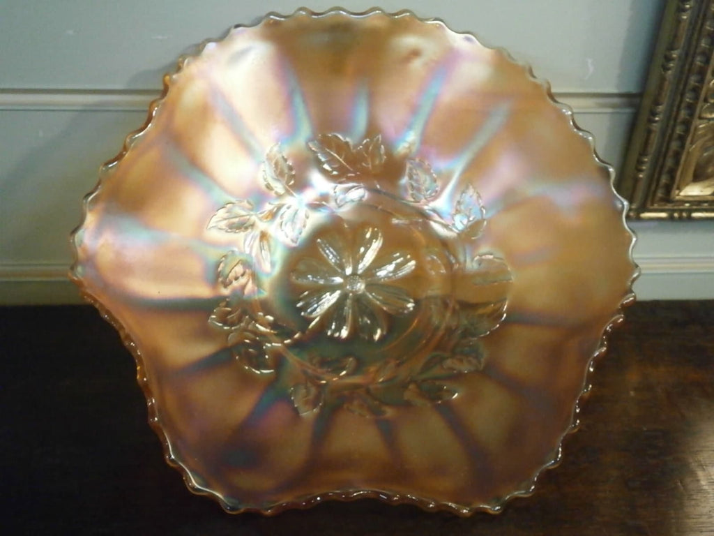 Edwardian Carnival Glass Bowl