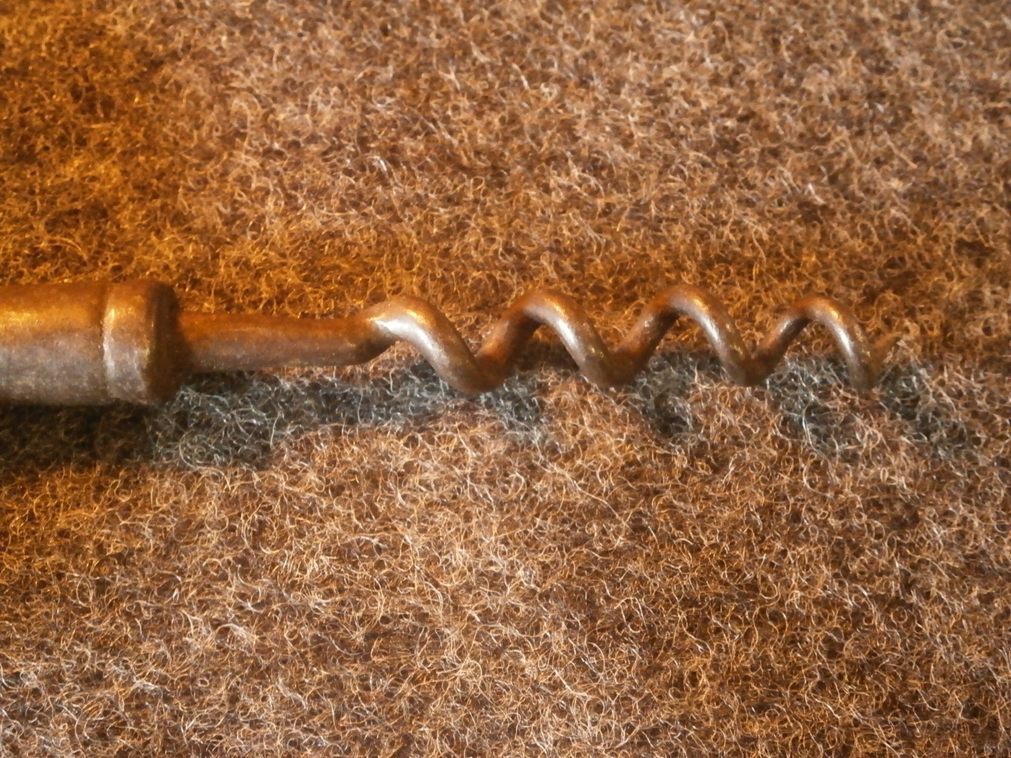 Antique Cast Metal Corkscrew