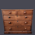 Late 19thC/early 20thC 2 over 3 Oak Chest of Drawers