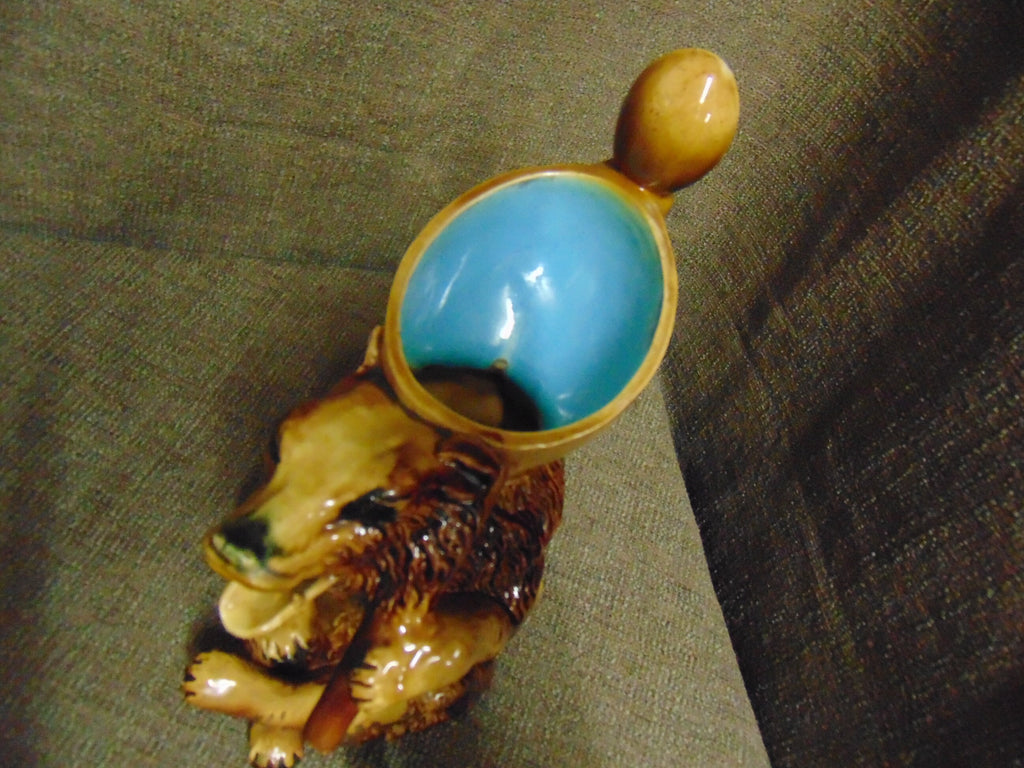 Joseph Holdcroft Majolica Bear Jug - Victorian circa 1875