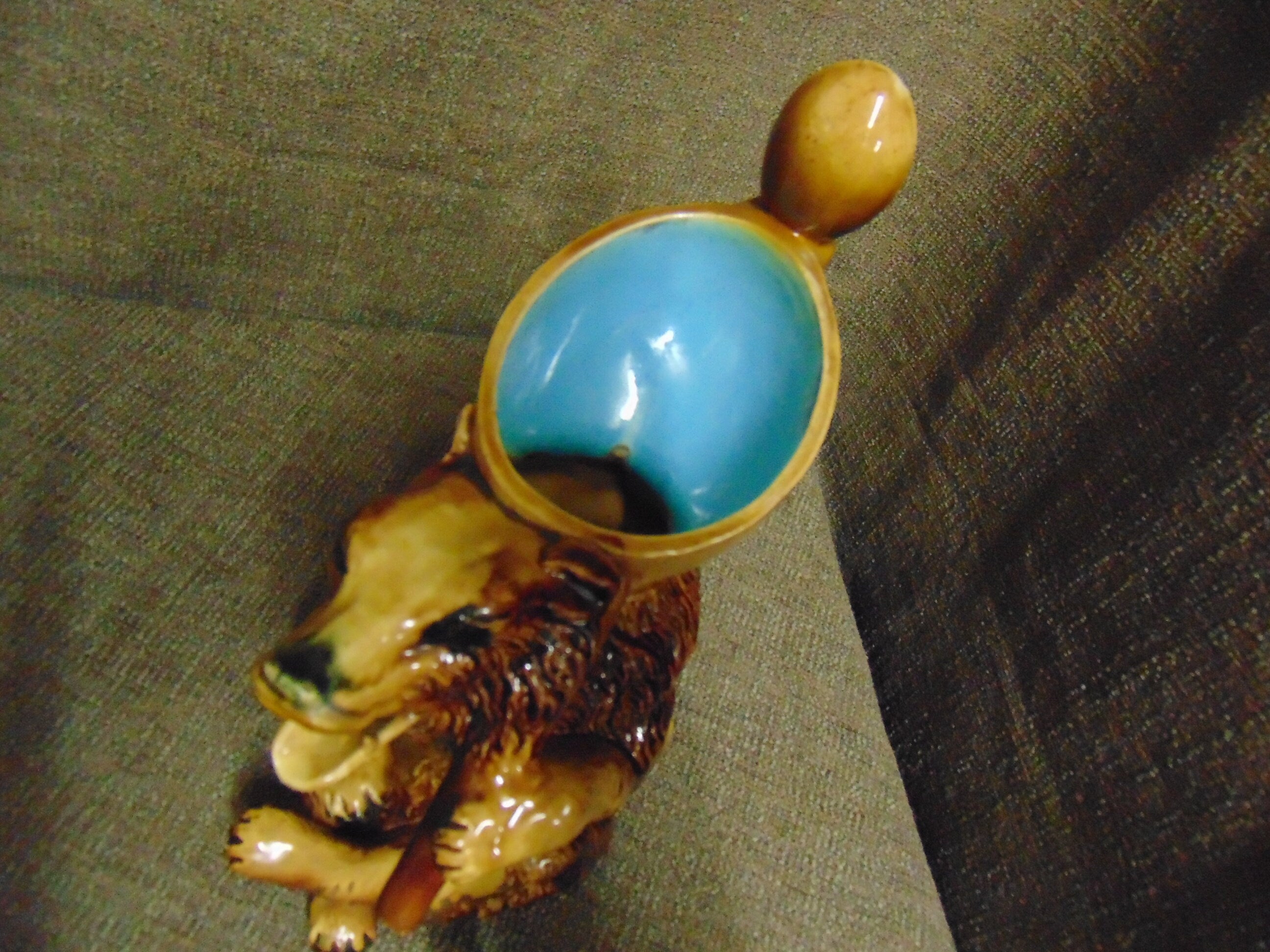 Joseph Holdcroft Majolica Bear Jug - Victorian circa 1875