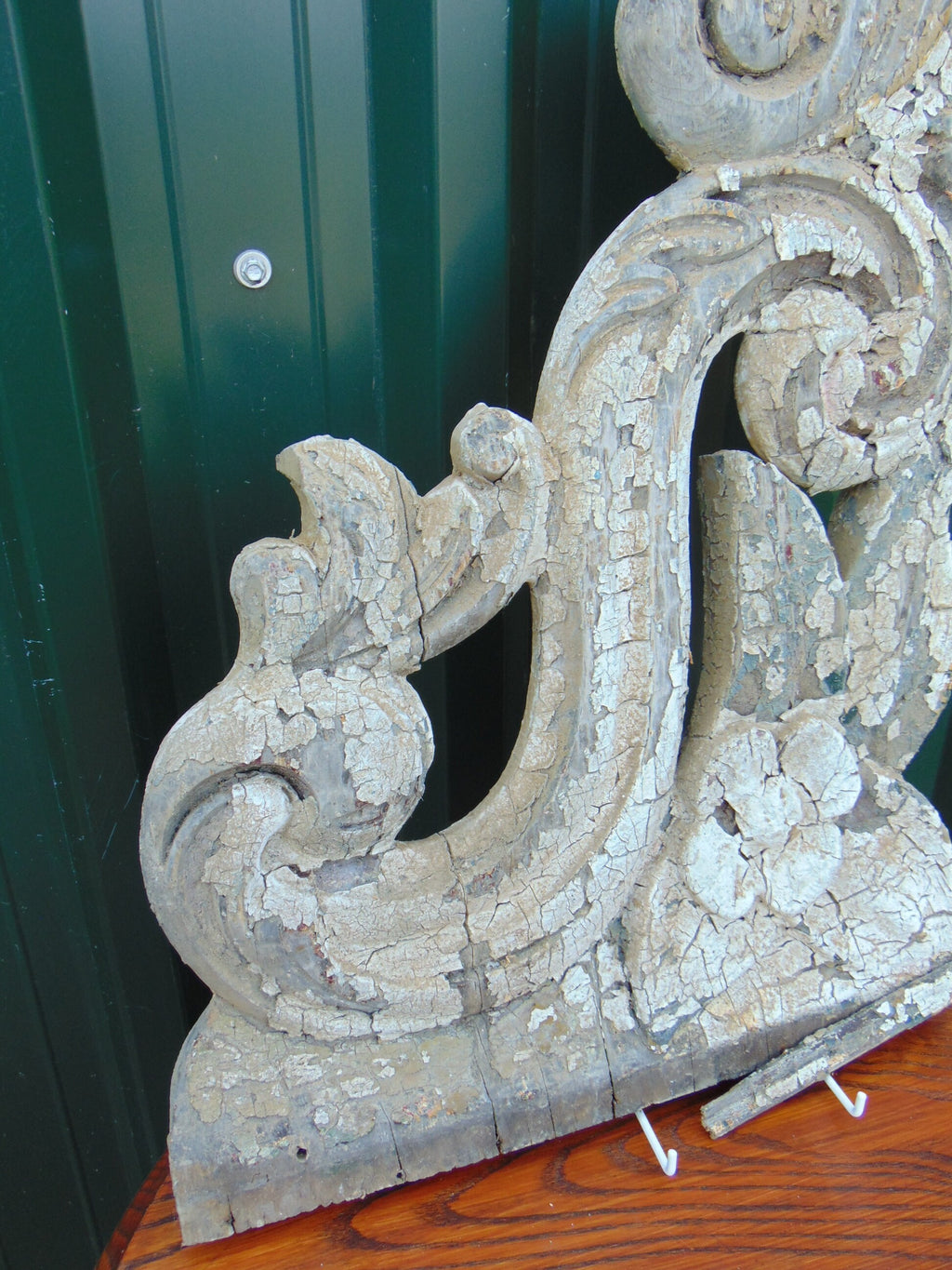 19th Century Carved Wooden Shelf Bracket