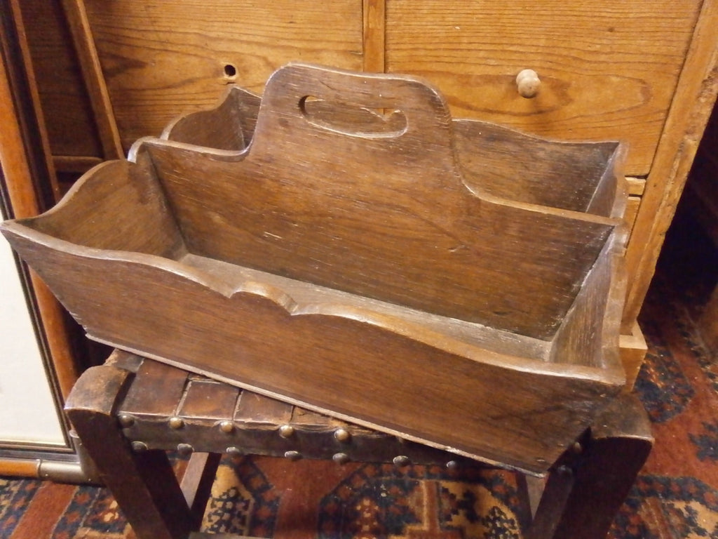 Victorian Oak Knife Box