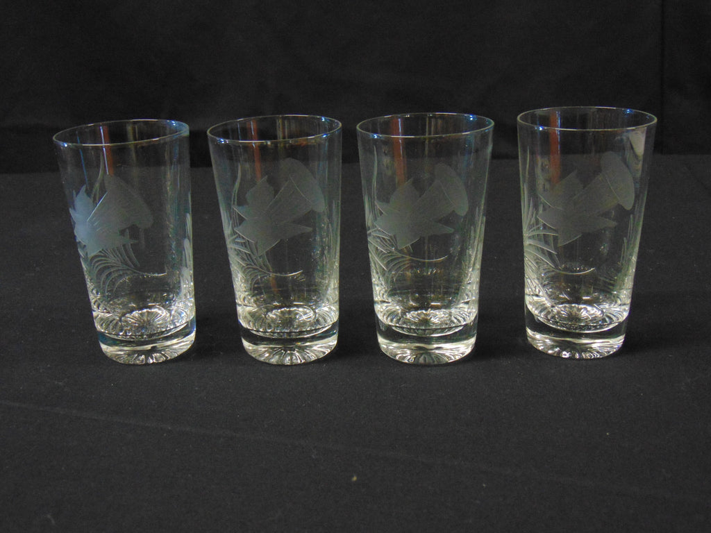 Set of 4 Vintage tumblers.