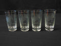 Set of 4 Vintage tumblers.