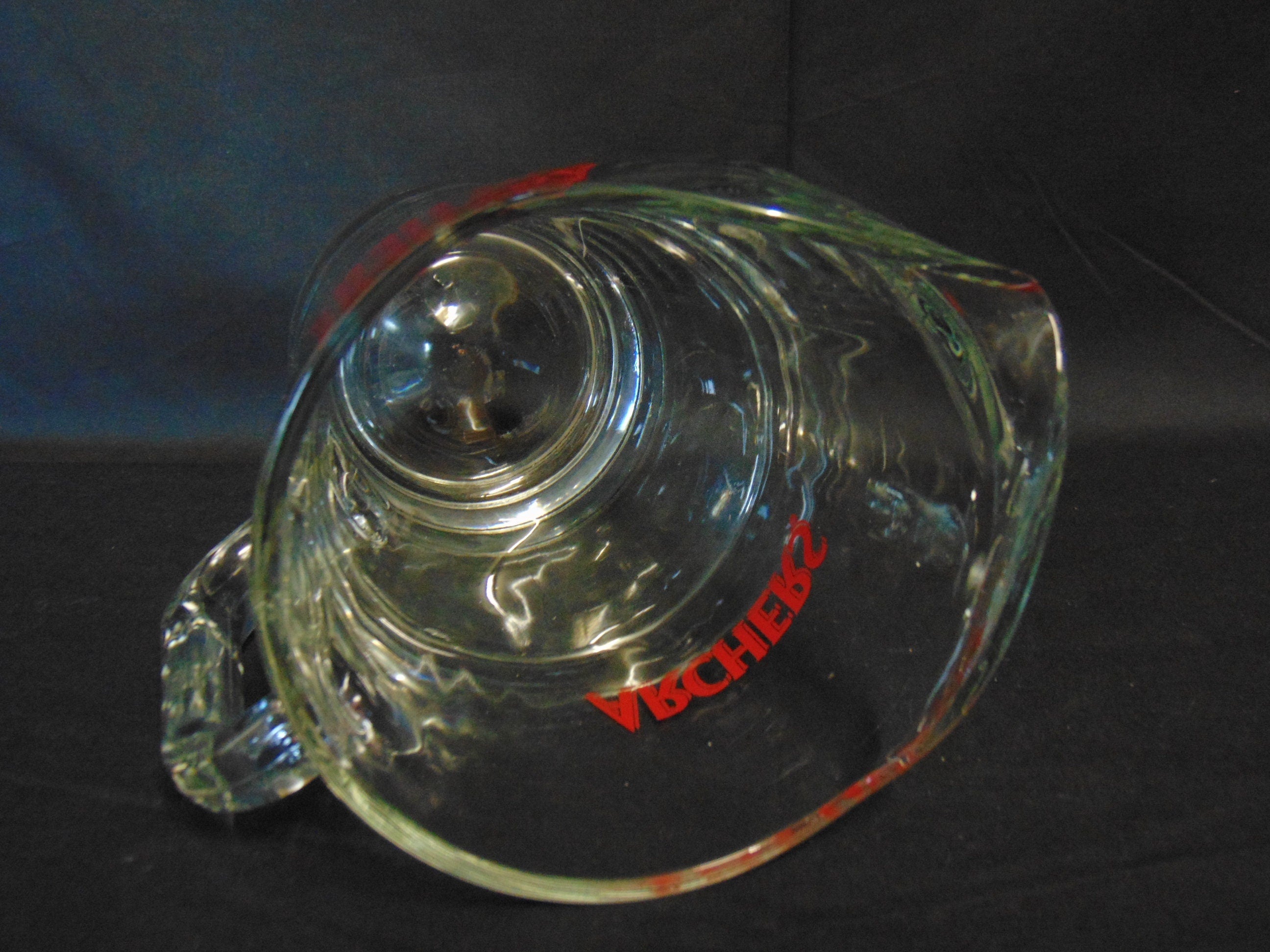 Vintage Archers Glass Advertising Pitcher