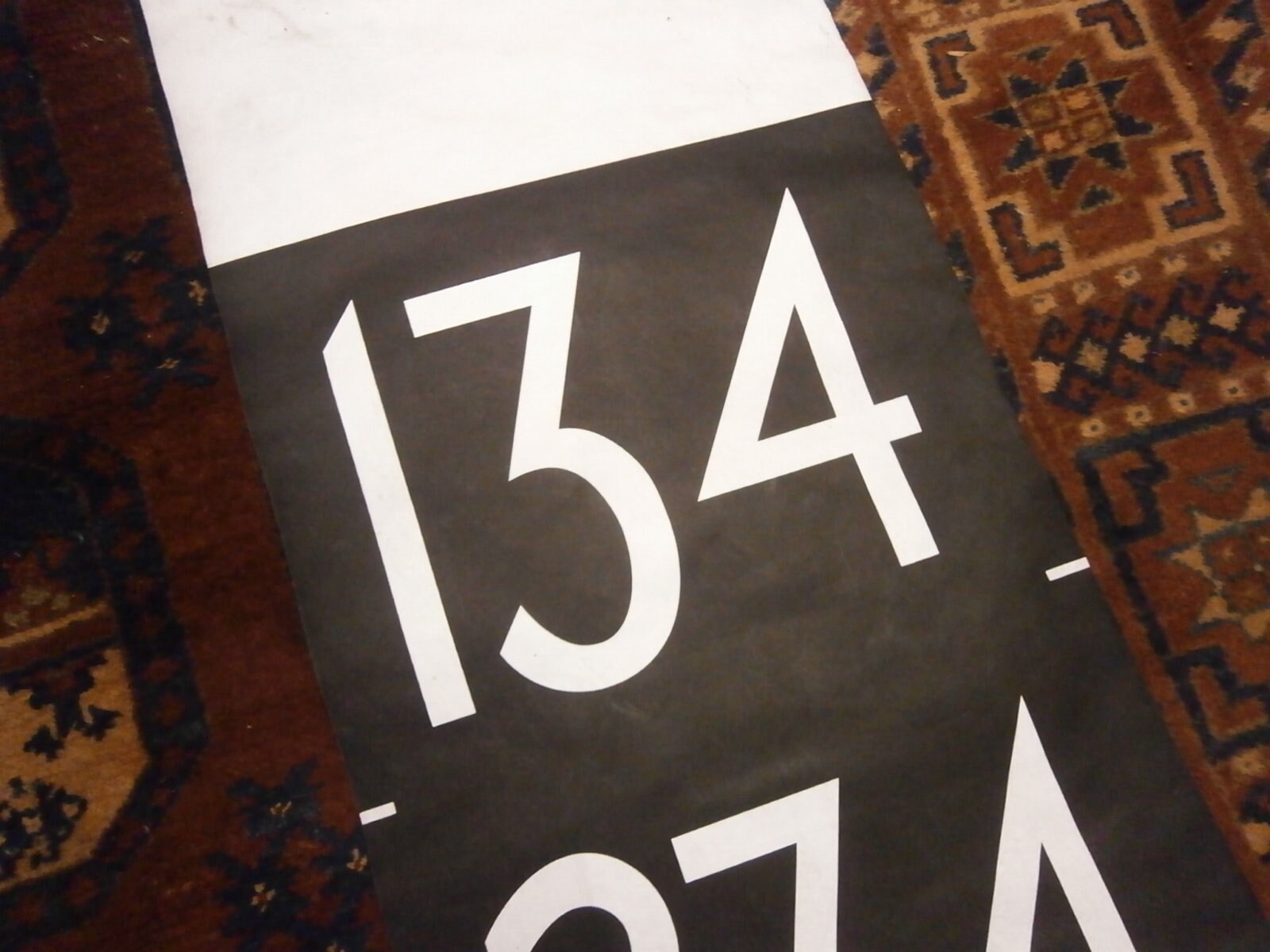 London Transport Bus Blind Route Number