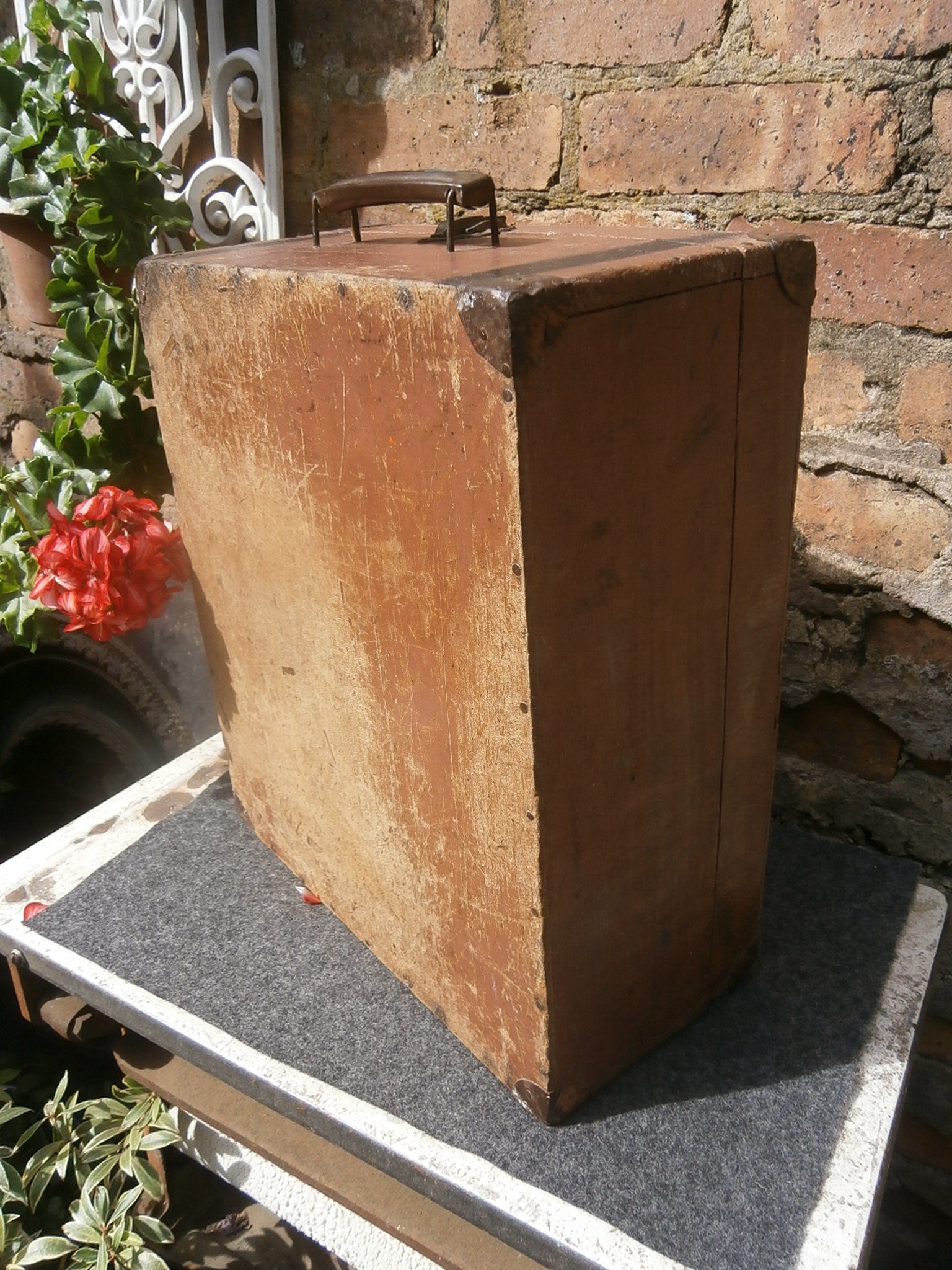 Vintage French Wooden Case